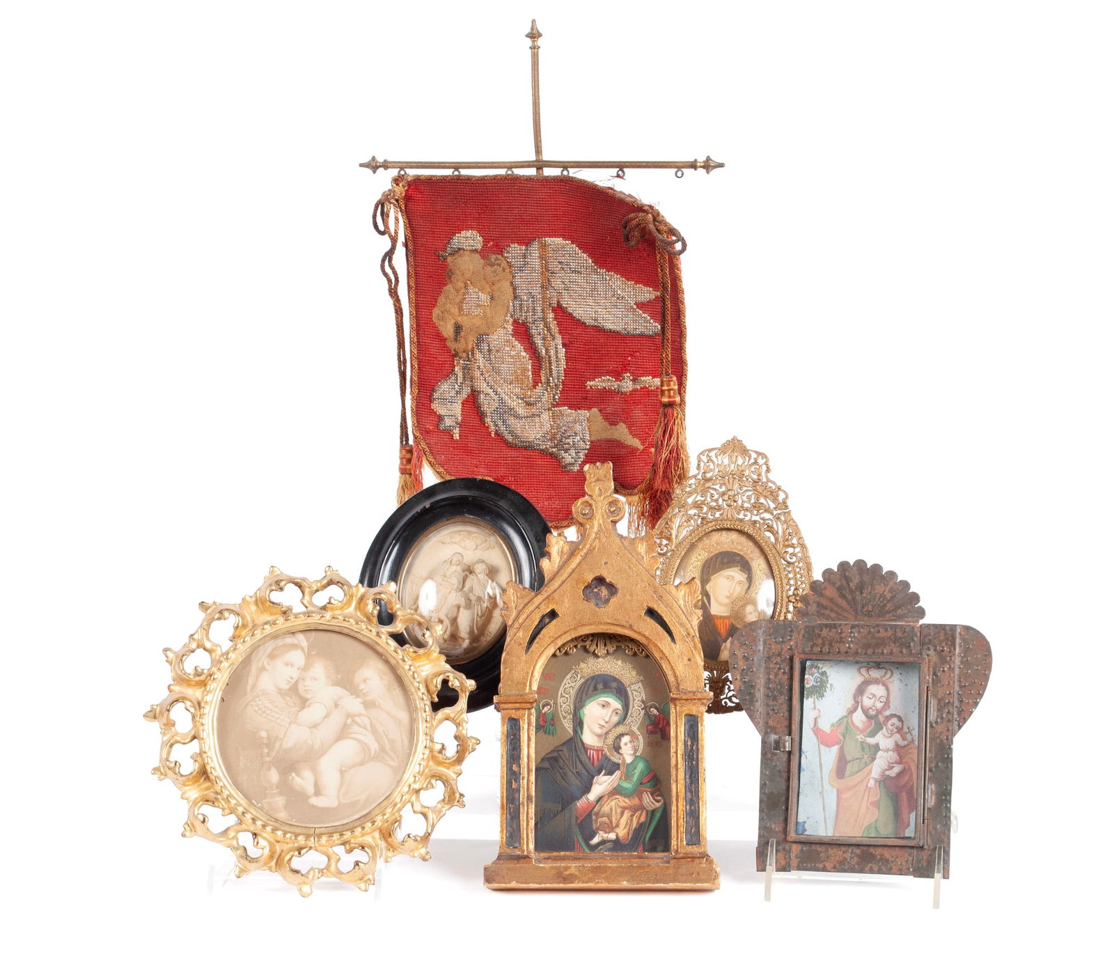 COLLECTION OF RELIGIOUS ICONS (1 of 4)