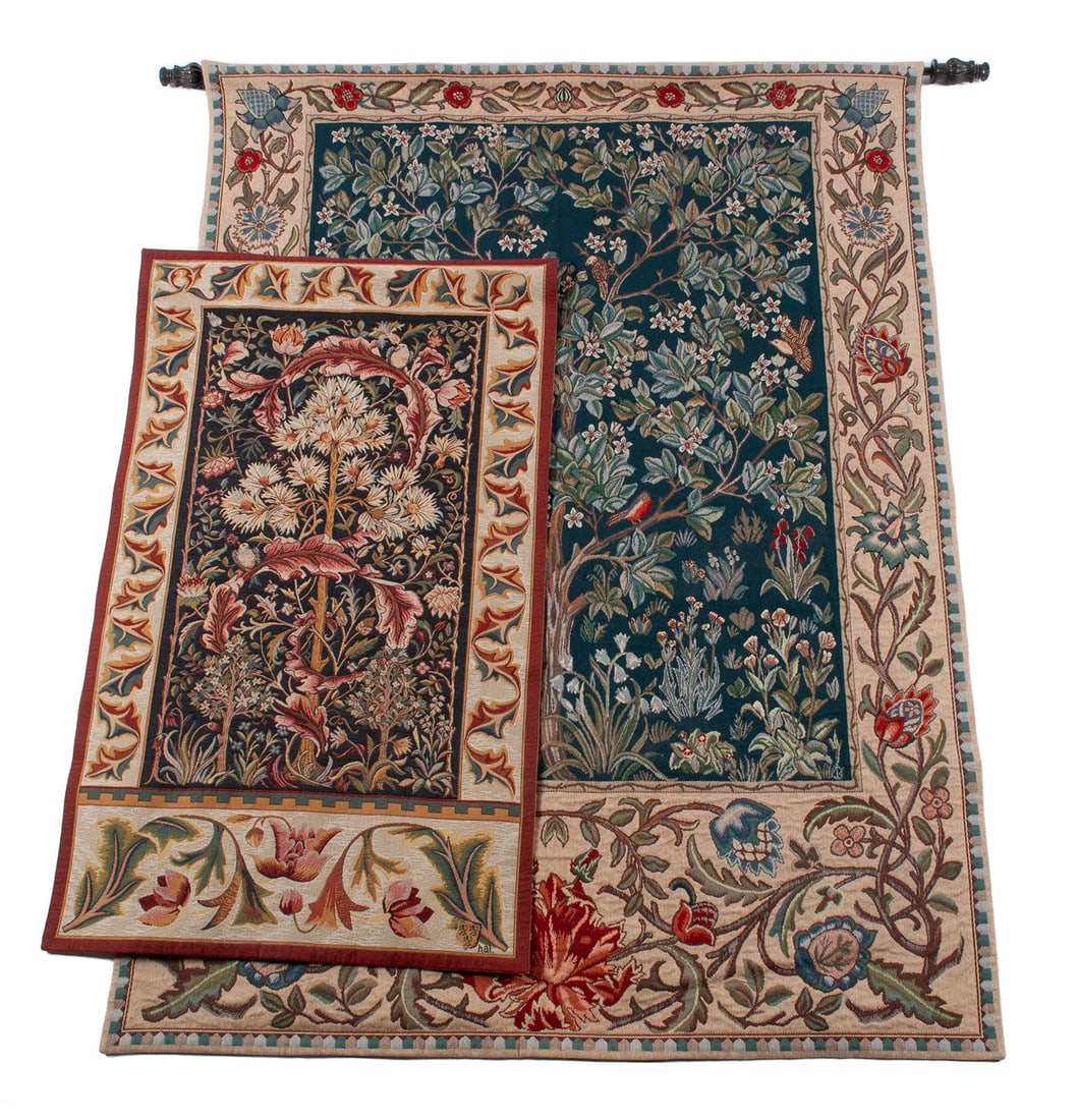 TWO MODERN TAPESTRIES (1 of 10)