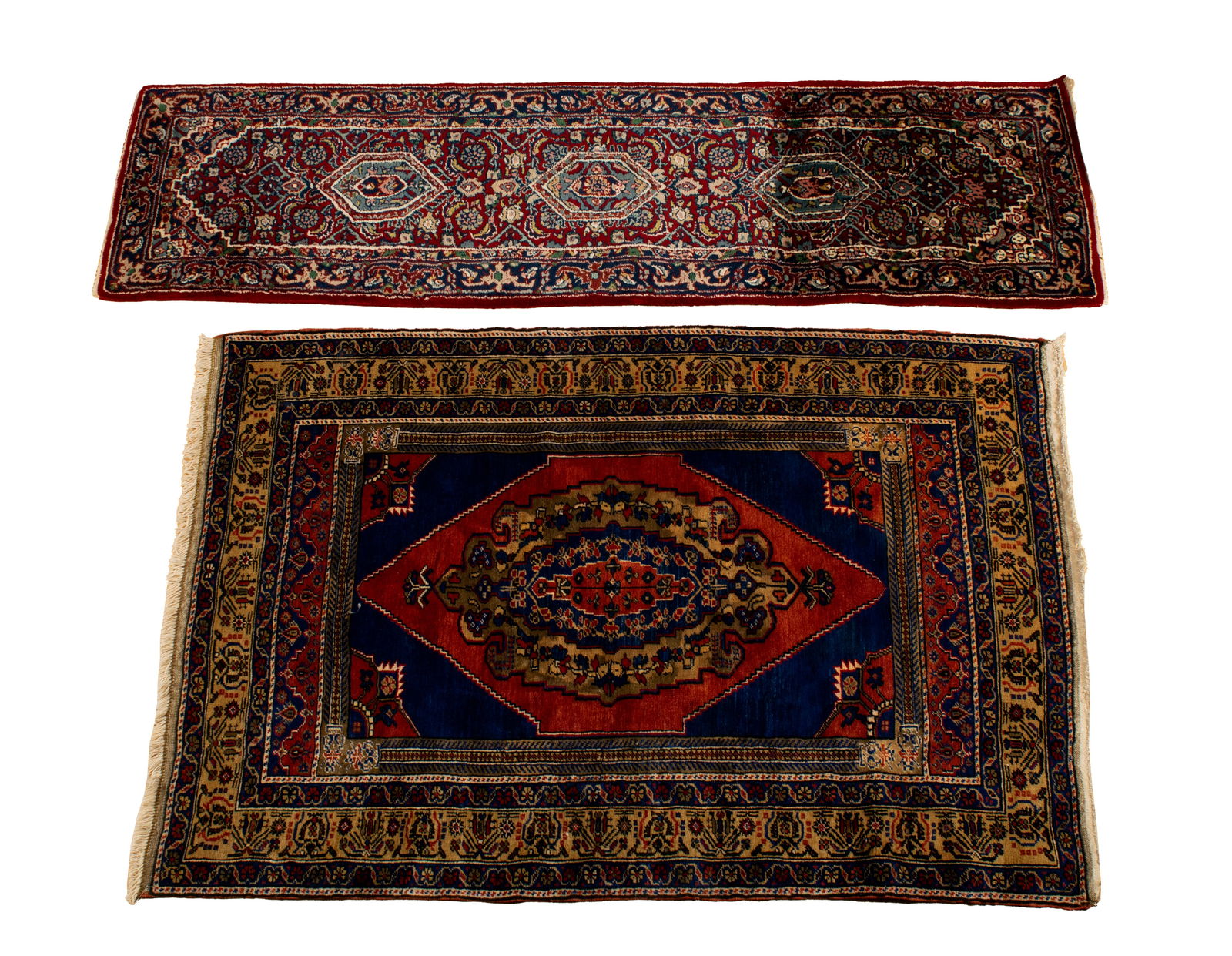 TWO PERSIAN DESIGN AREA RUGS (1 of 8)
