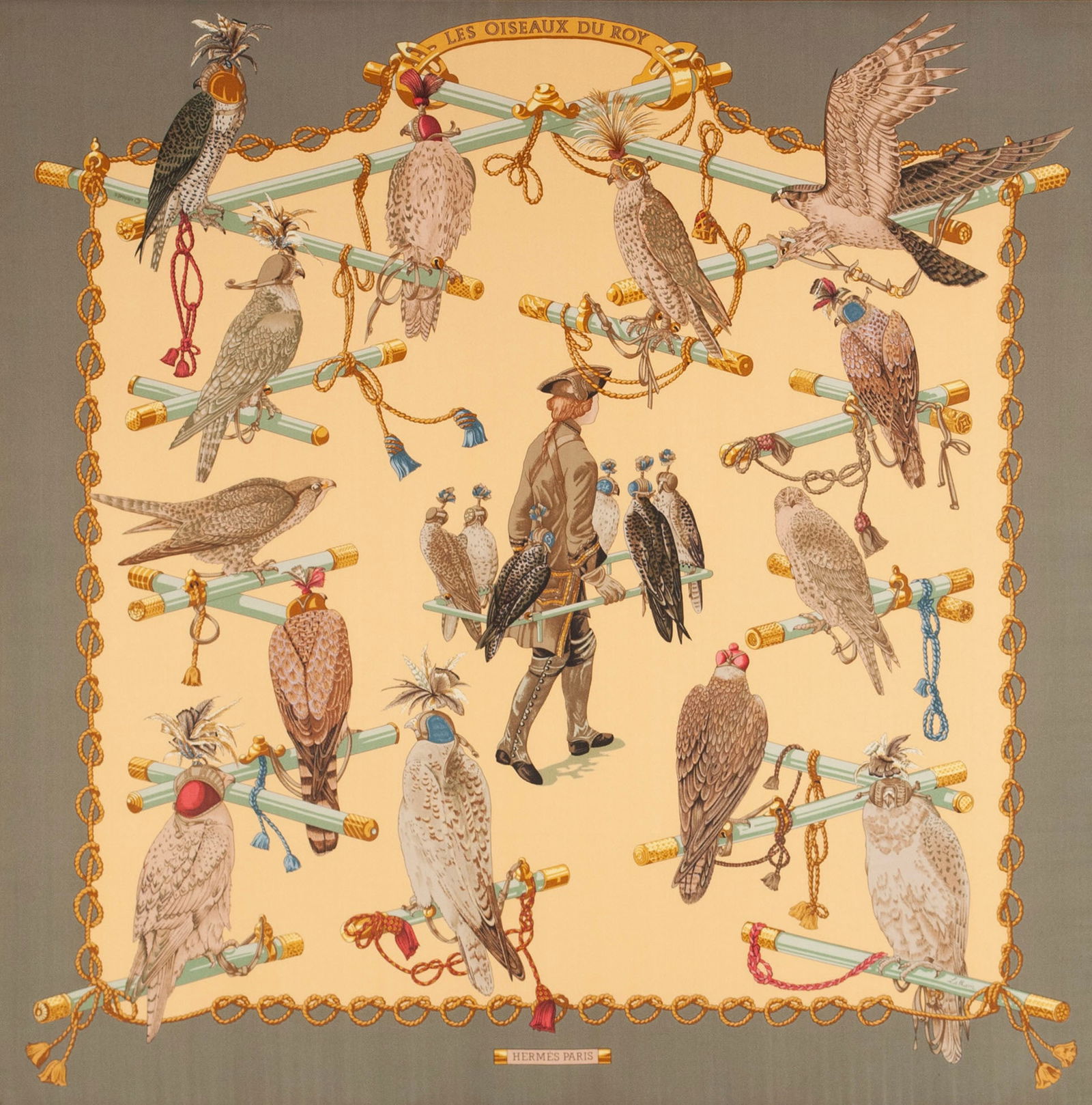 HERMES  LES OISEAUX DU ROY  SCARF (1 of 7)