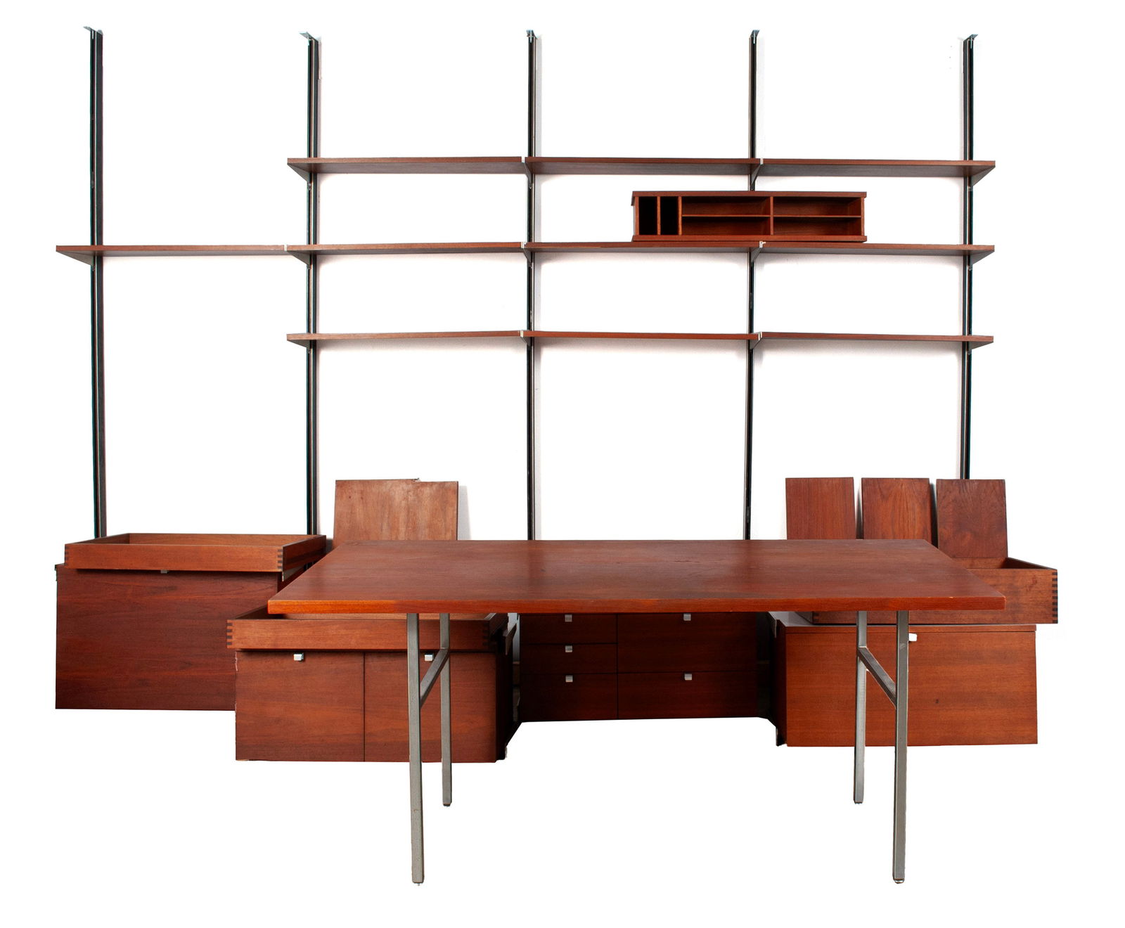 THE ROYCE G. ENGEL JR. (1930-2023), COMPREHENSIVE STORAGE SYSTEM (CSS) BY GEORGE NELSON FOR HERMAN (1 of 8)