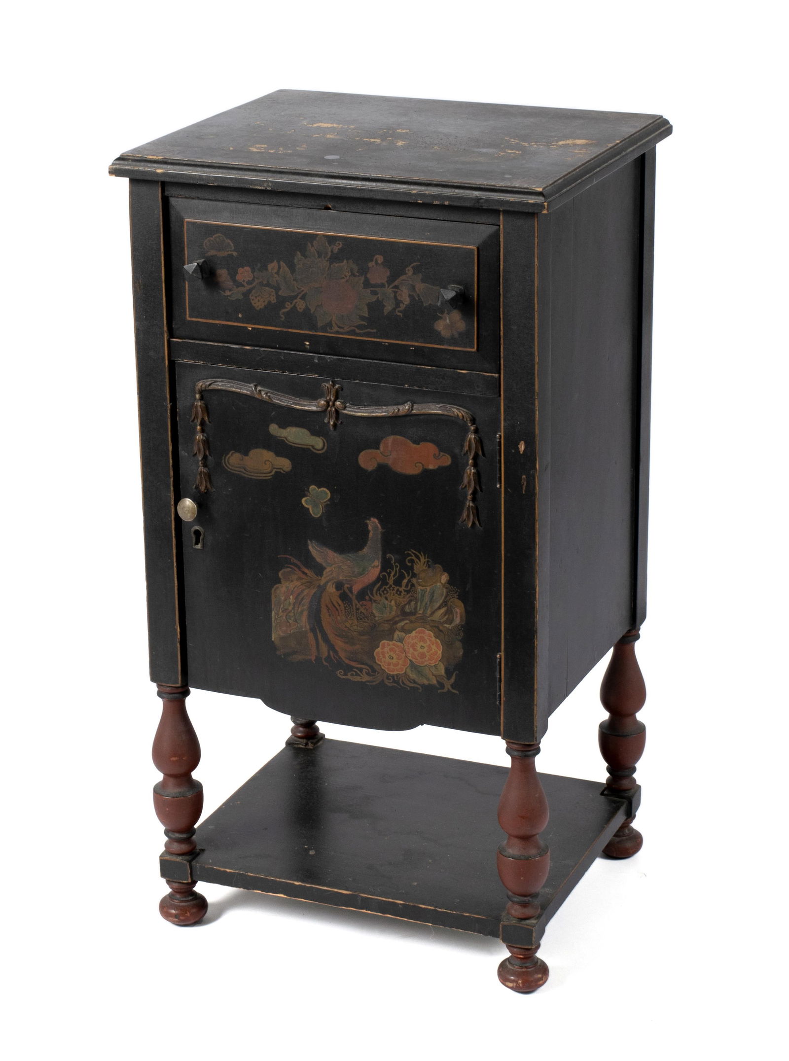 SMOKING STAND WITH HUMIDOR (1 of 7)