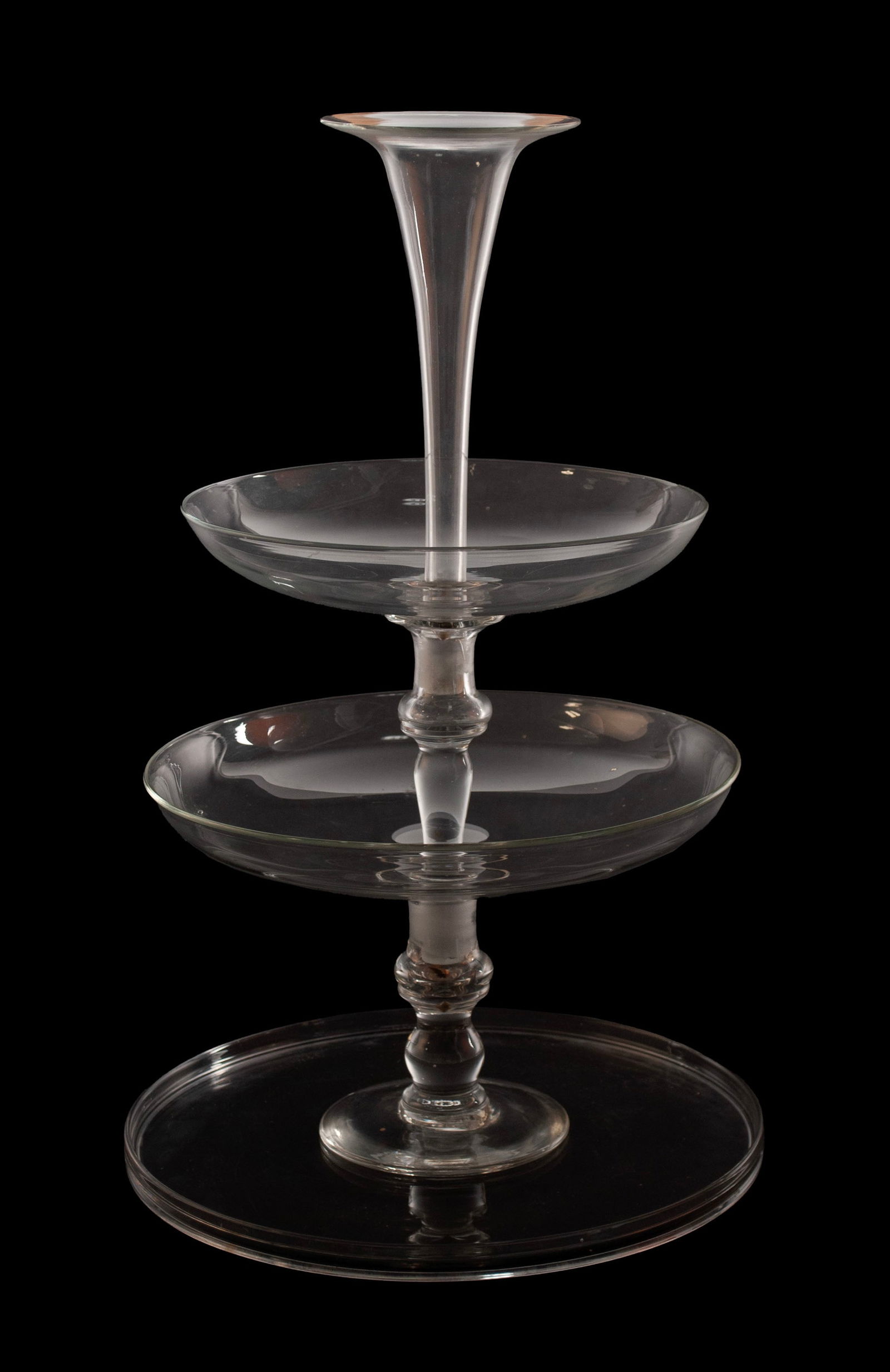 VICTORIAN BLOWN GLASS EPERGNE (1 of 8)