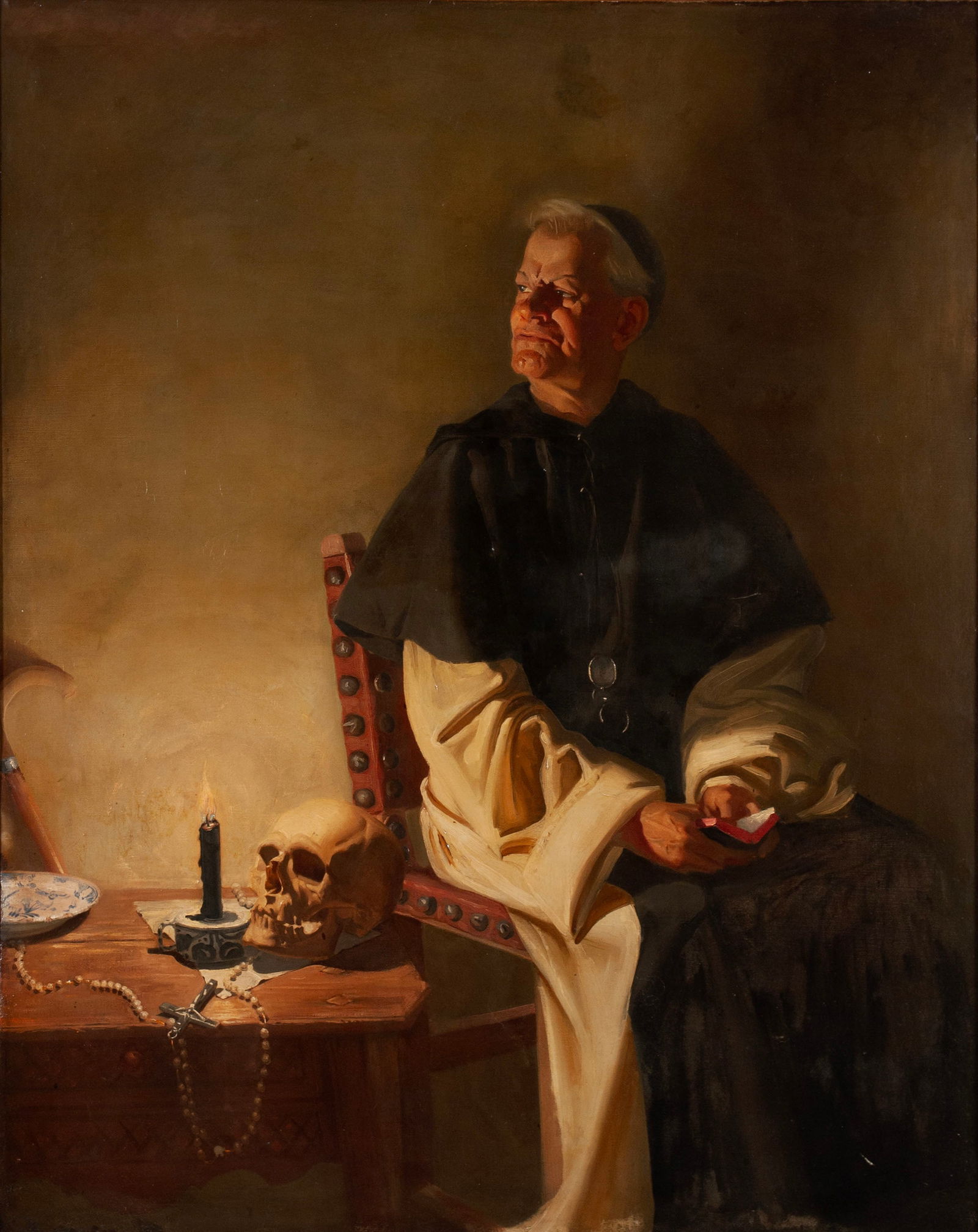 INTERIOR SCENE WITH MONK (1 of 9)