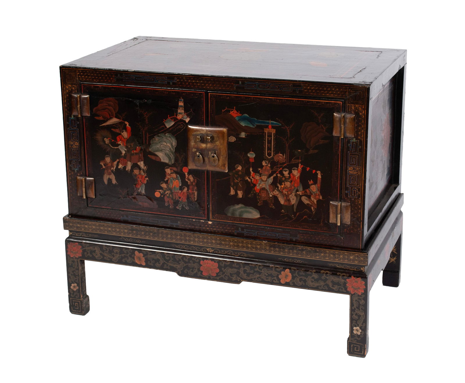 LACQUERED CABINET ON STAND (1 of 8)