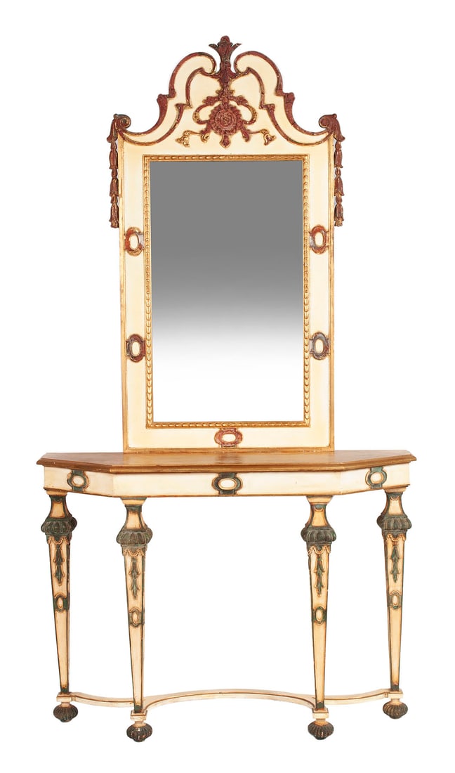 CONSOLE AND MIRROR BY  PALLADIO (1 of 11)