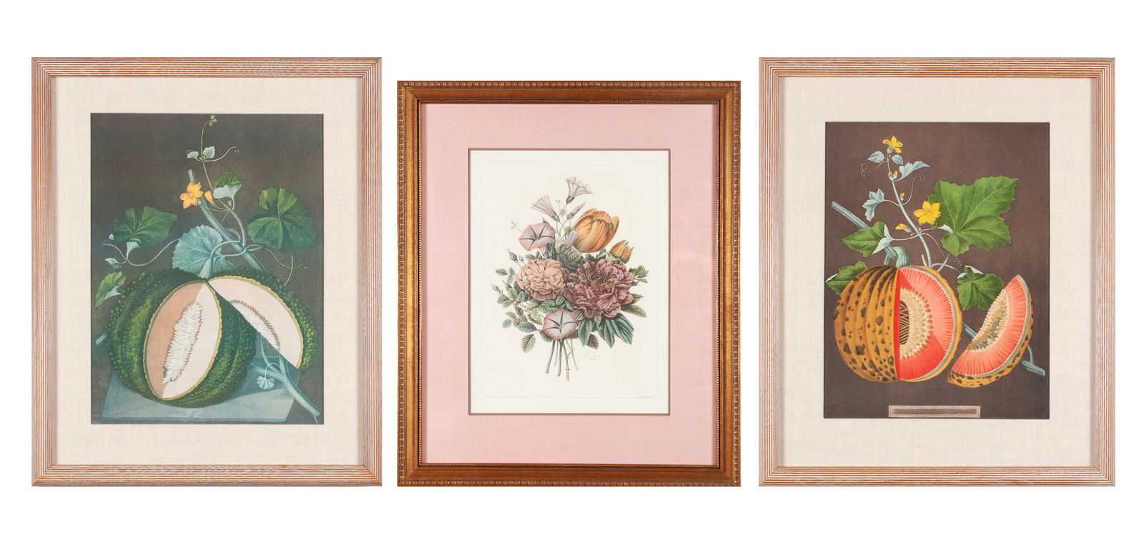 THREE BOTANICAL PRINTS (1 of 11)