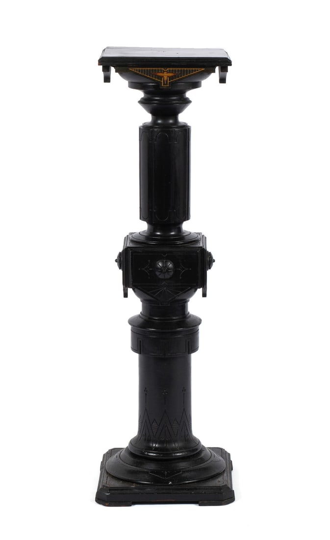 AESTHETIC MOVEMENT EBONIZED PEDESTAL (1 of 7)