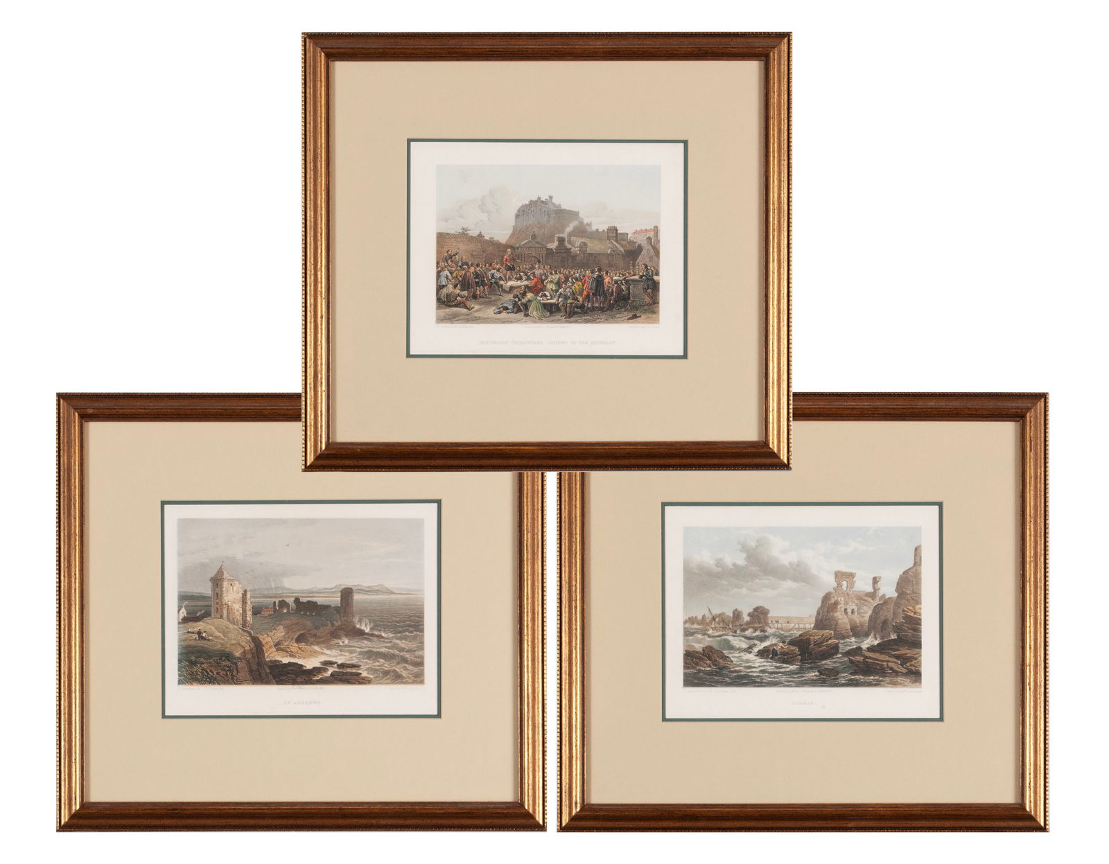 THREE SCOTTISH LITHOGRAPHS (1 of 13)