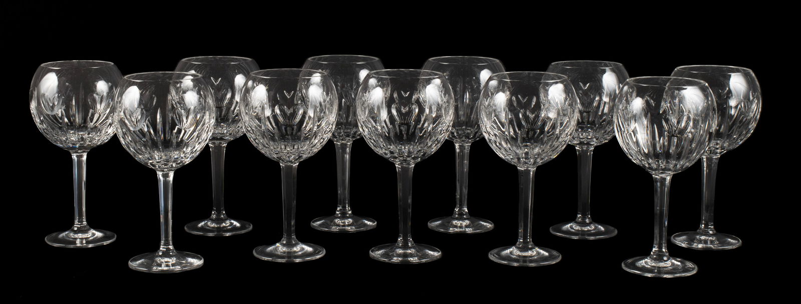 SET OF ELEVEN WATERFORD TOASTING GOBLETS (1 of 7)