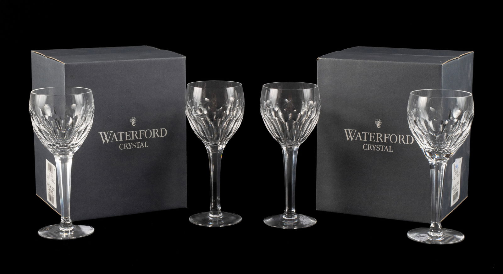 WATERFORD CRYSTAL WATER GOBLETS (1 of 7)