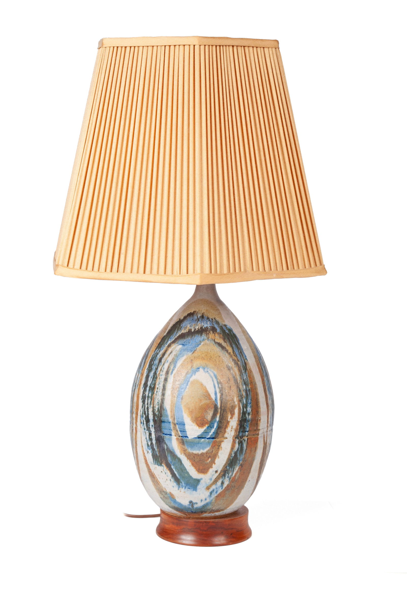 MCM ART POTTERY TABLE LAMP (1 of 5)