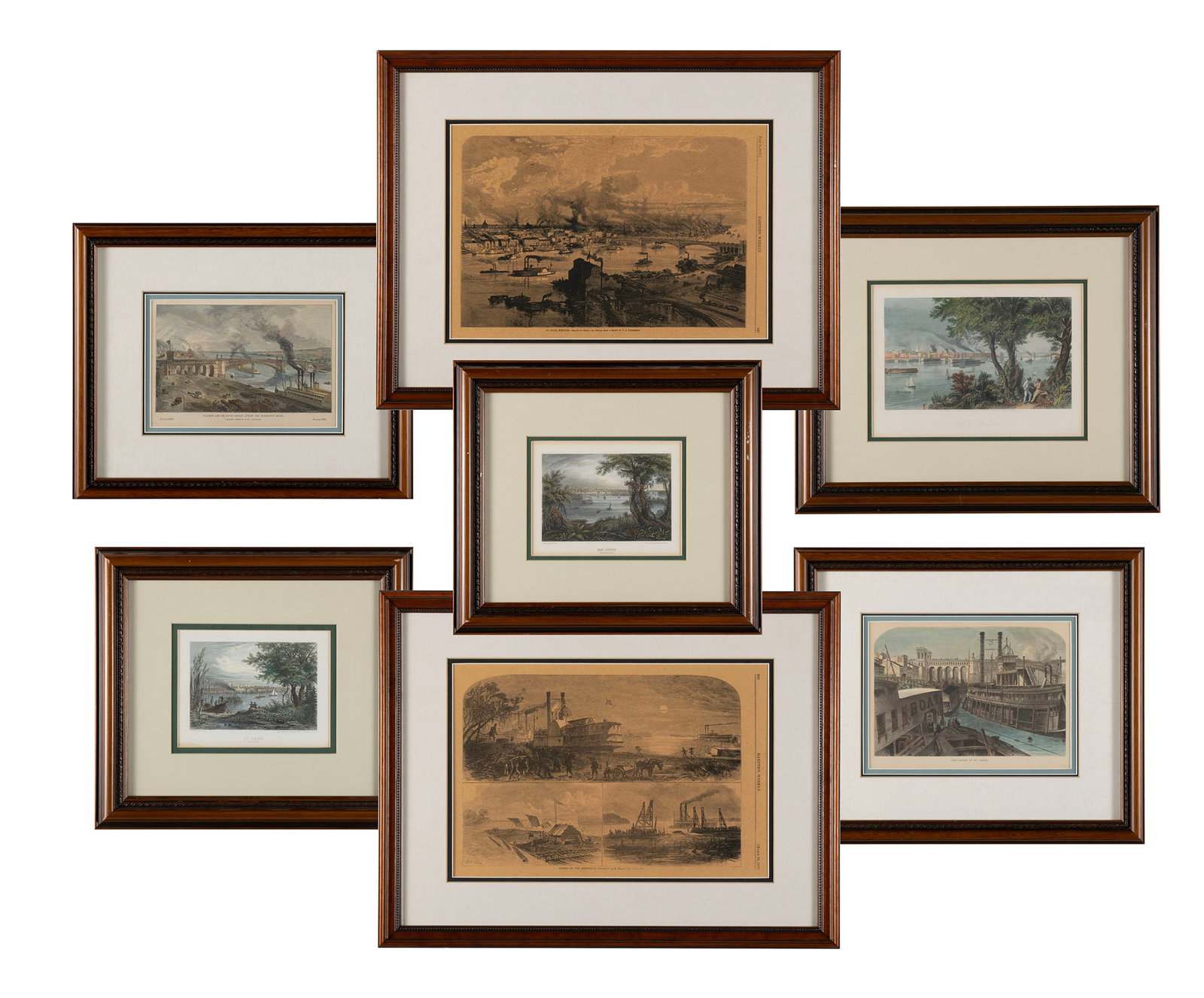 SEVEN FRAMED PRINTS OF ST. LOUIS (1 of 14)