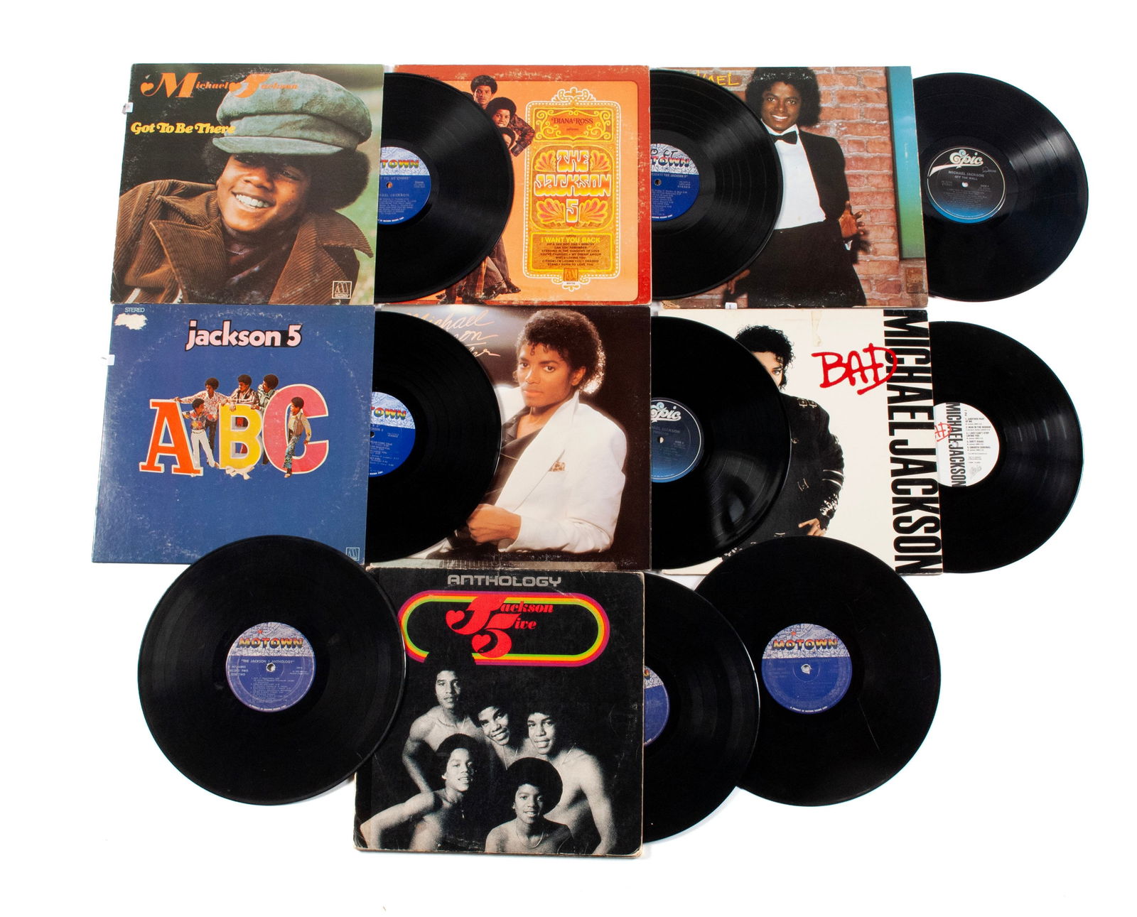 SEVEN LP VINYL RECORDS FEAT MICHAEL JACKSON (1 of 3)