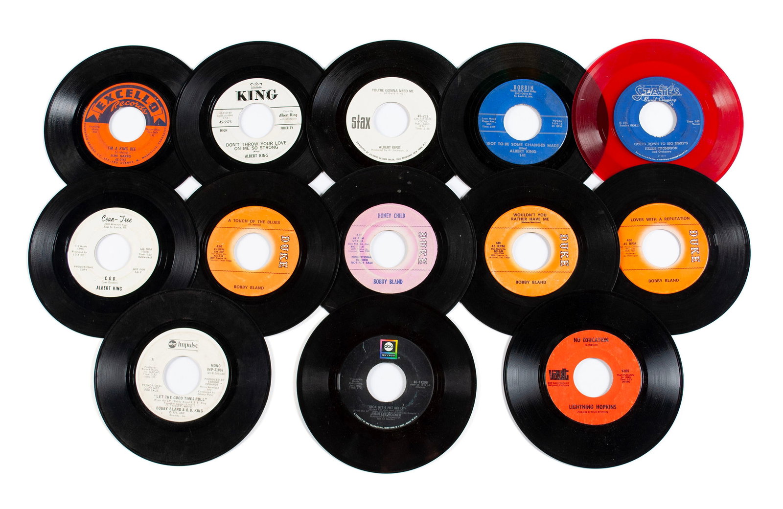 THIRTEEN BLUES 45RPM RECORDS (1 of 5)