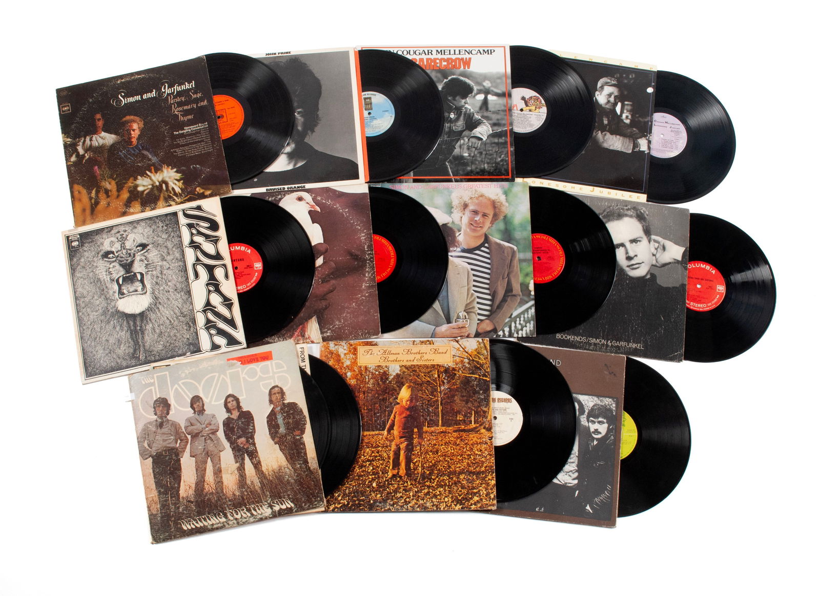 ELEVEN ROCK ALBUMS INCL SIMON & GARFUNKEL (1 of 3)