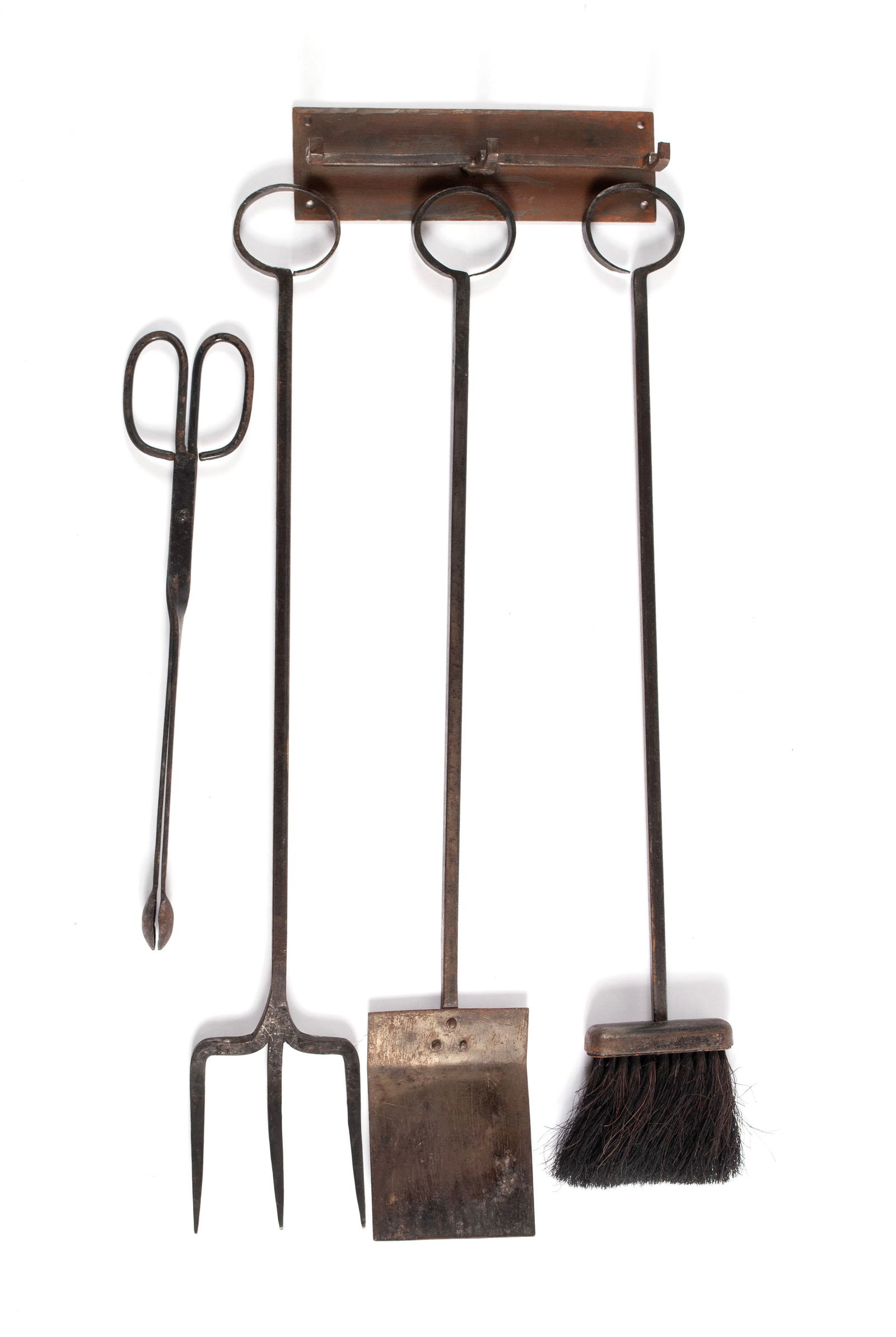 WALL MOUNTED FIREPLACE TOOL SET (1 of 6)