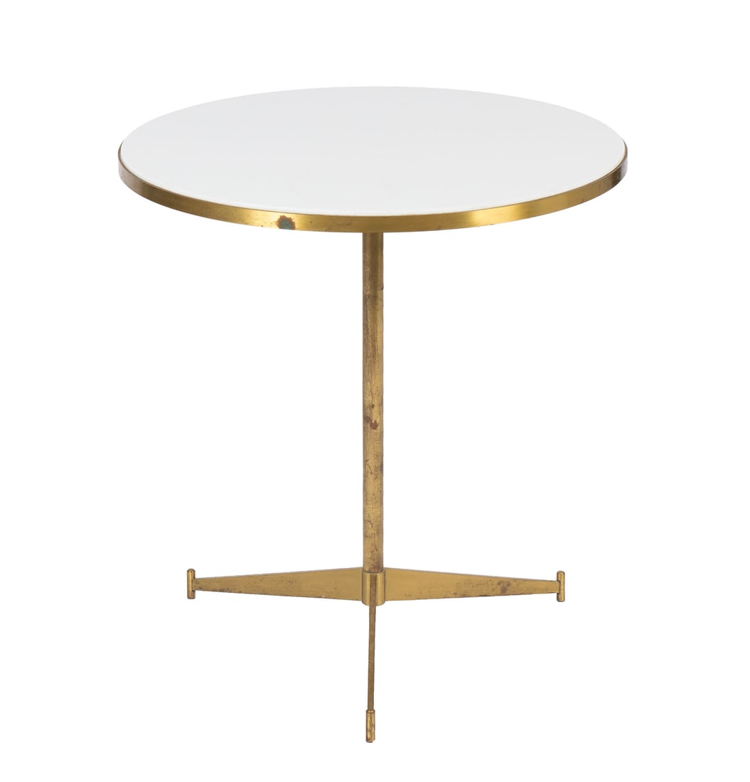 PAUL MCCOBB BY DIRECTIONAL CIRCULAR SIDE TABLE (1 of 3)