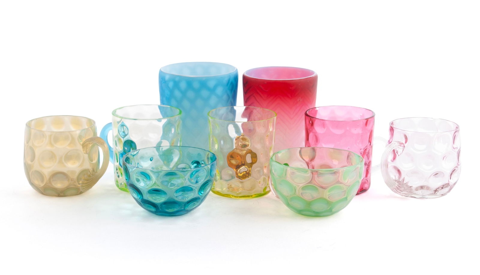 COLLECTION OF GLASS CUPS (23) (1 of 7)