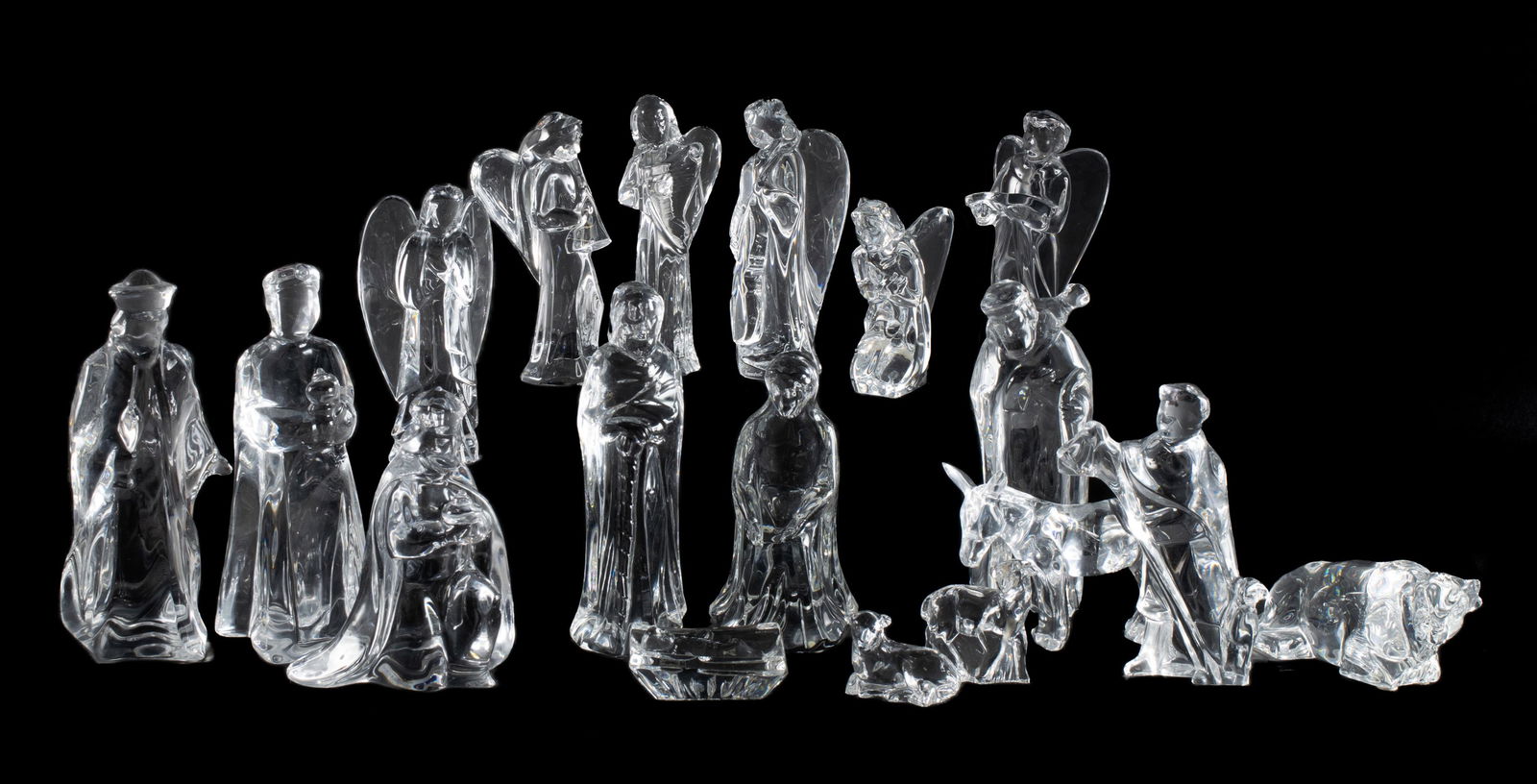 BACCARAT CRYSTAL NATIVITY SET (1 of 10)