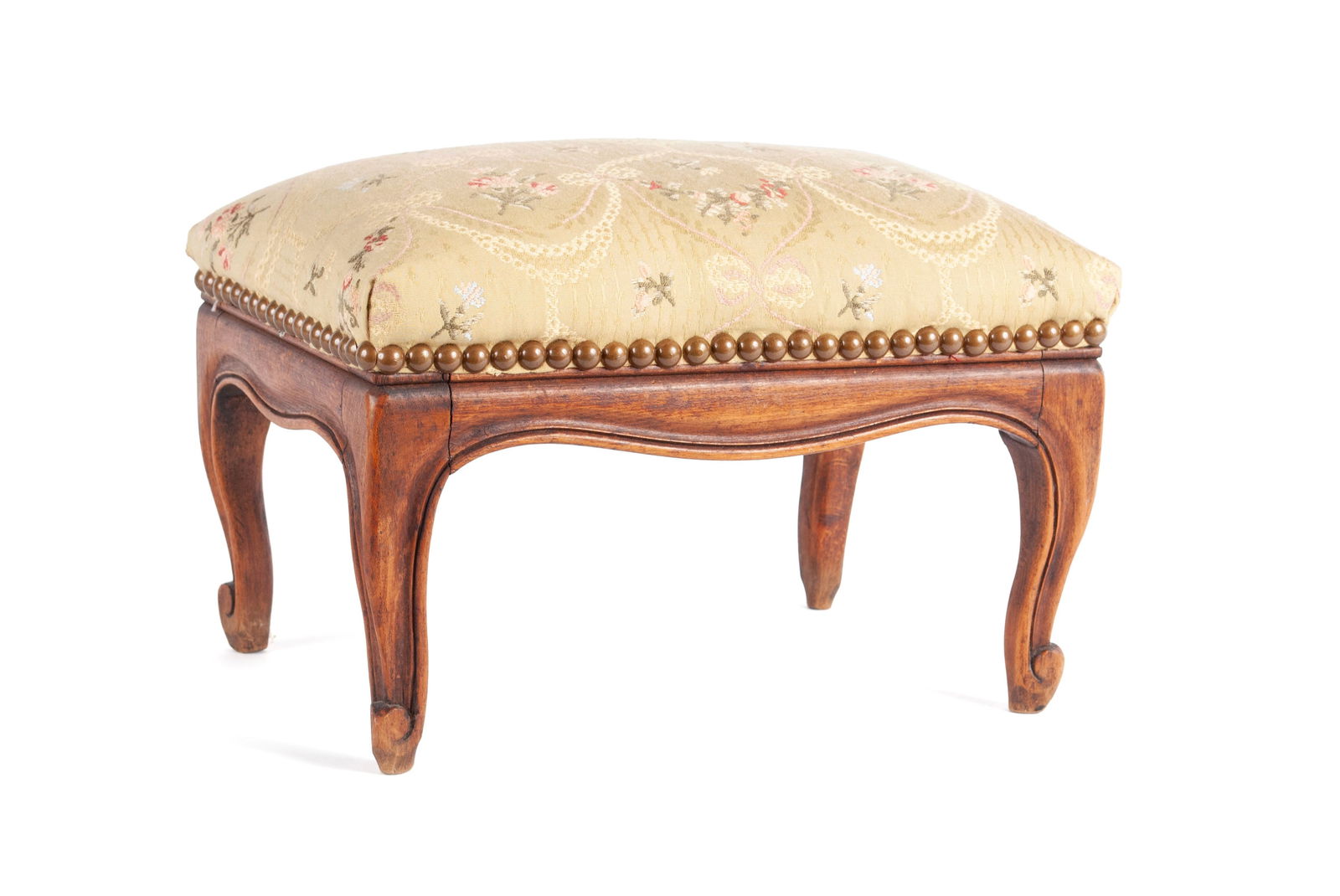 FRENCH PROVINCIAL STYLE FOOTSTOOL (1 of 6)