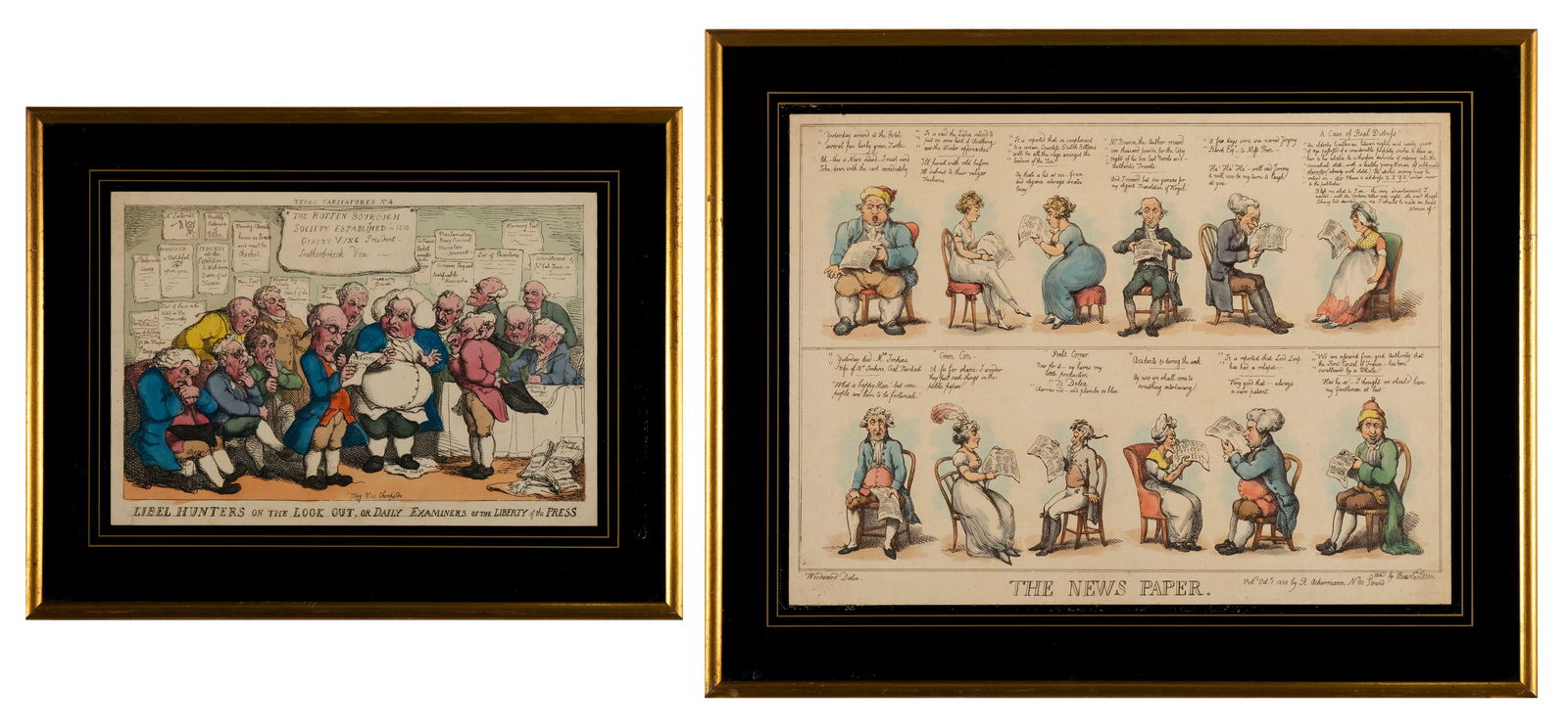 THOMAS ROWLANDSON (ENGLISH, 1756-1827) (1 of 18)