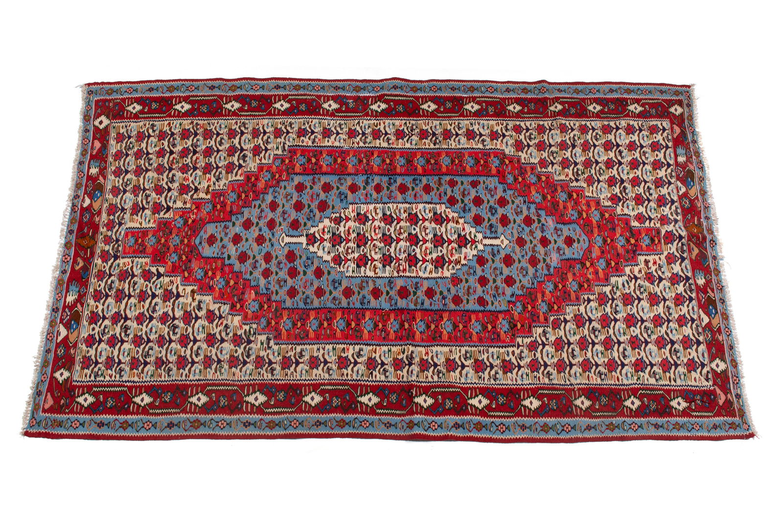 BIDJAR DESIGN KILIM AREA RUG (1 of 8)