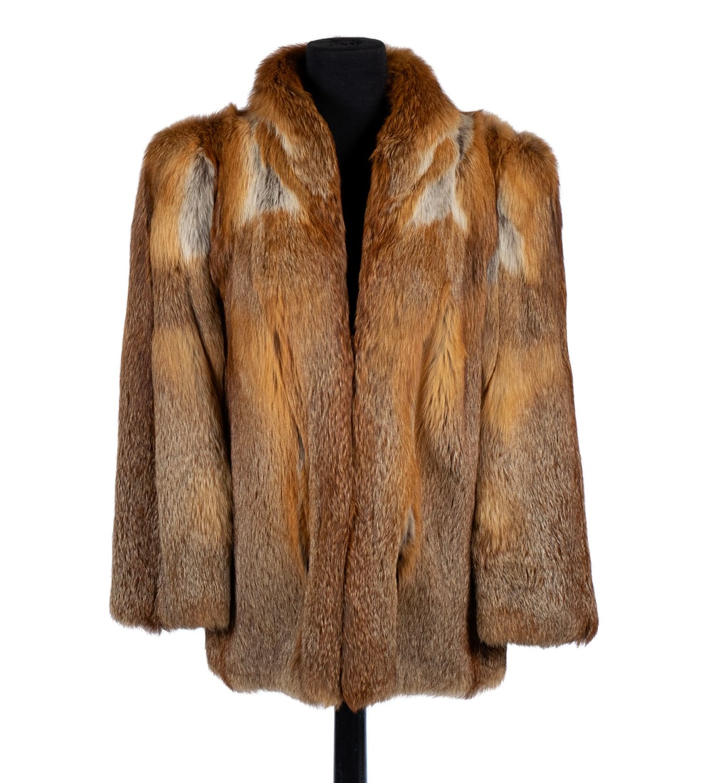 VINTAGE RED FOX FUR COAT (1 of 14)