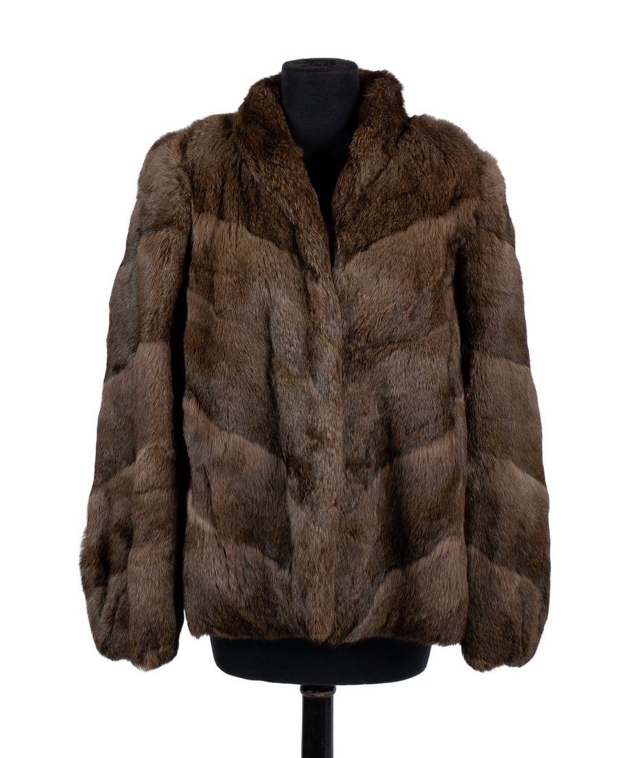 VINTAGE RABBIT FUR COAT (1 of 10)