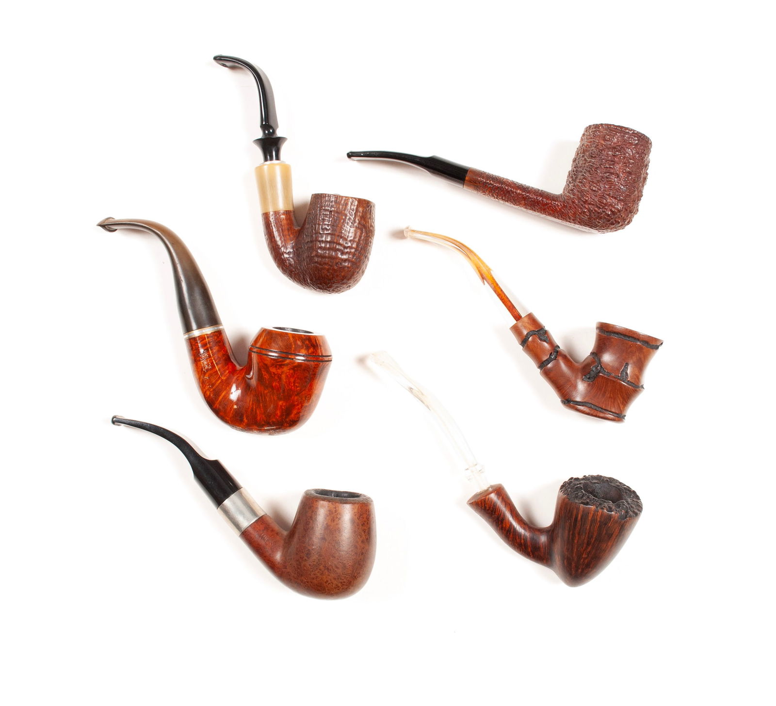 SIX SMOKING PIPES (1 of 11)
