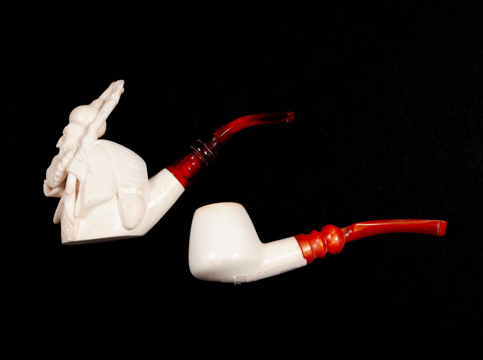 TWO MEERSCHAUM PIPES (1 of 4)