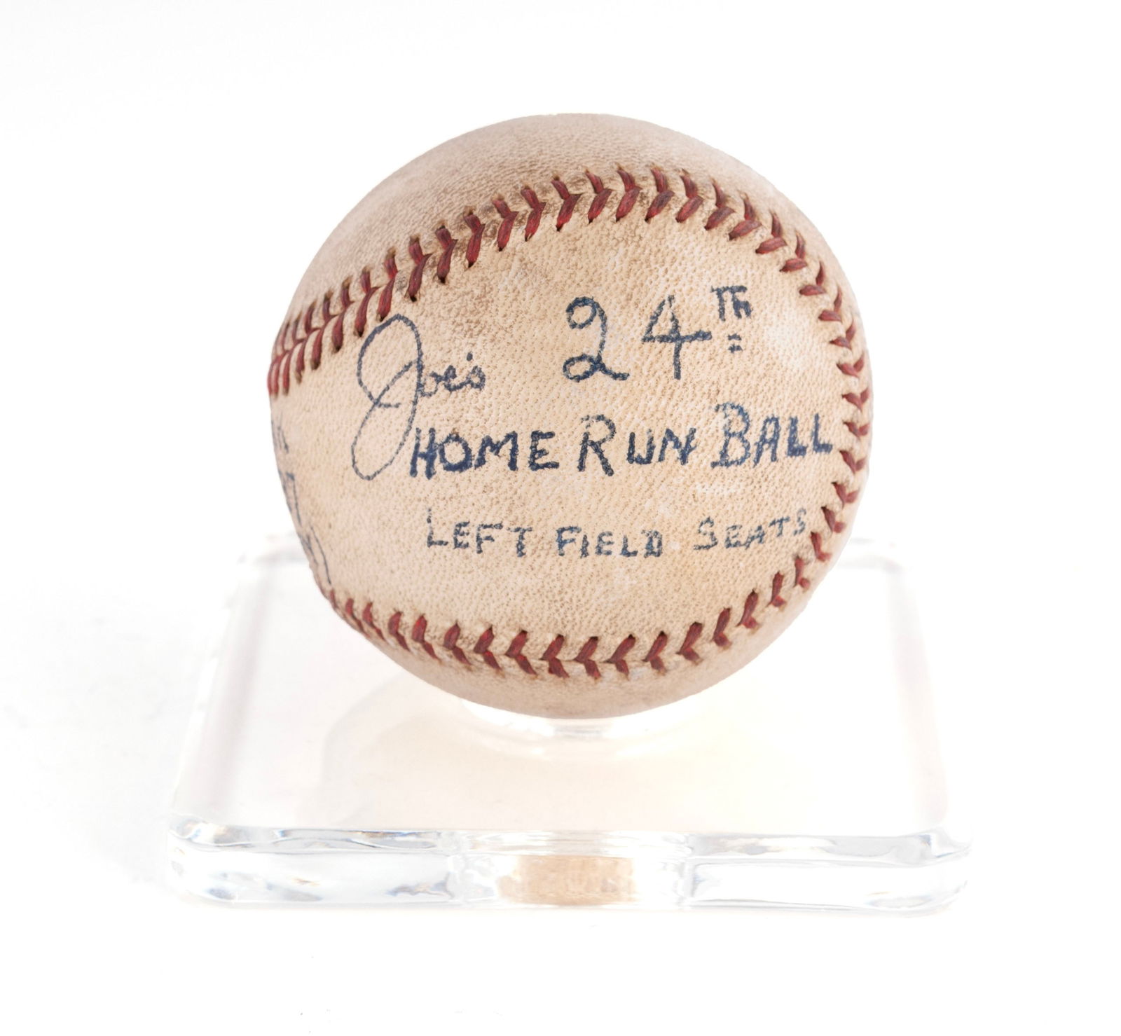 JOE MEDWICK'S 24TH HOME RUN BASEBALL OF HIS TRIPLE CROWN WINNING 1937 SEASON (1 of 5)