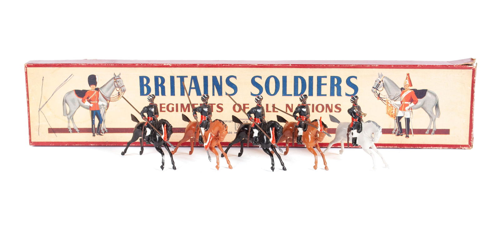 BRITAINS NO. 66 INDIAN ARMY WITH BOX (1 of 7)
