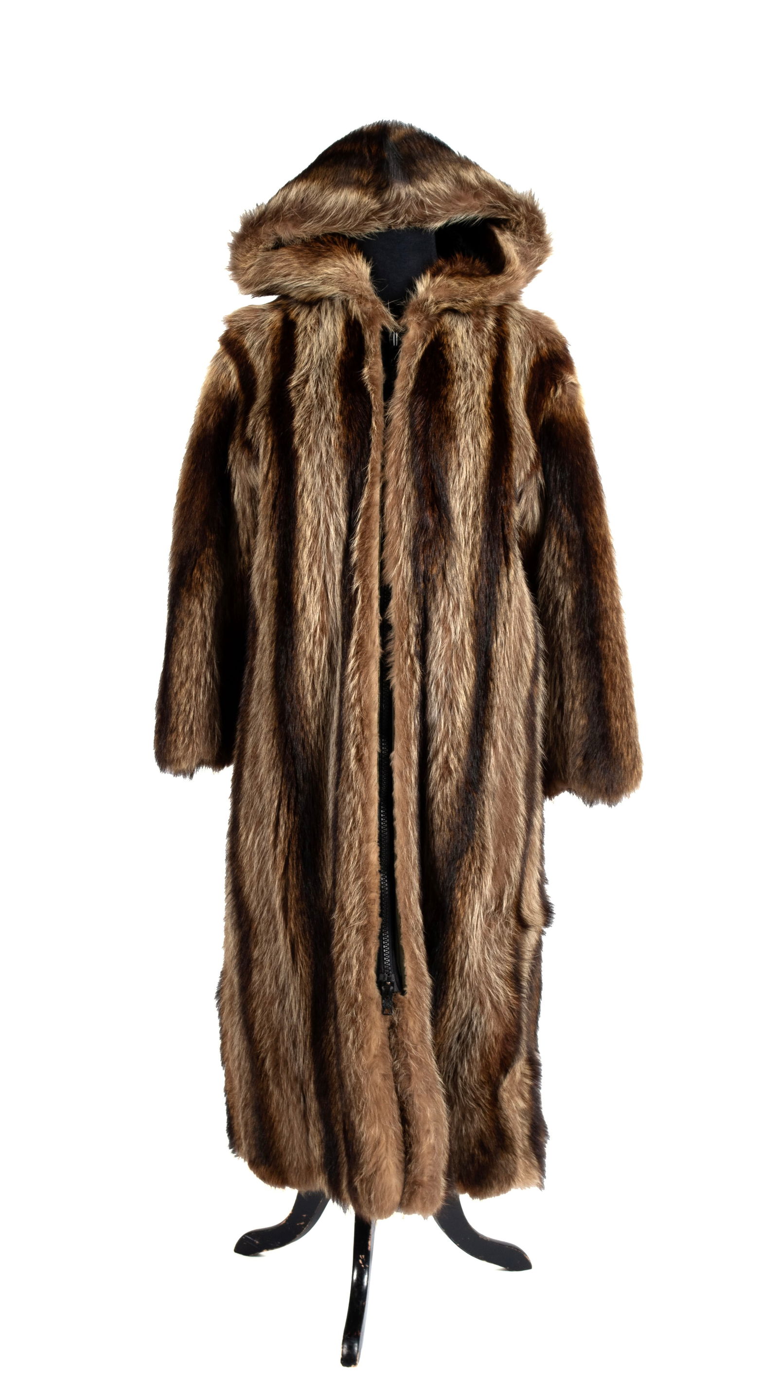 VINTAGE RACCOON FUR COAT (1 of 8)