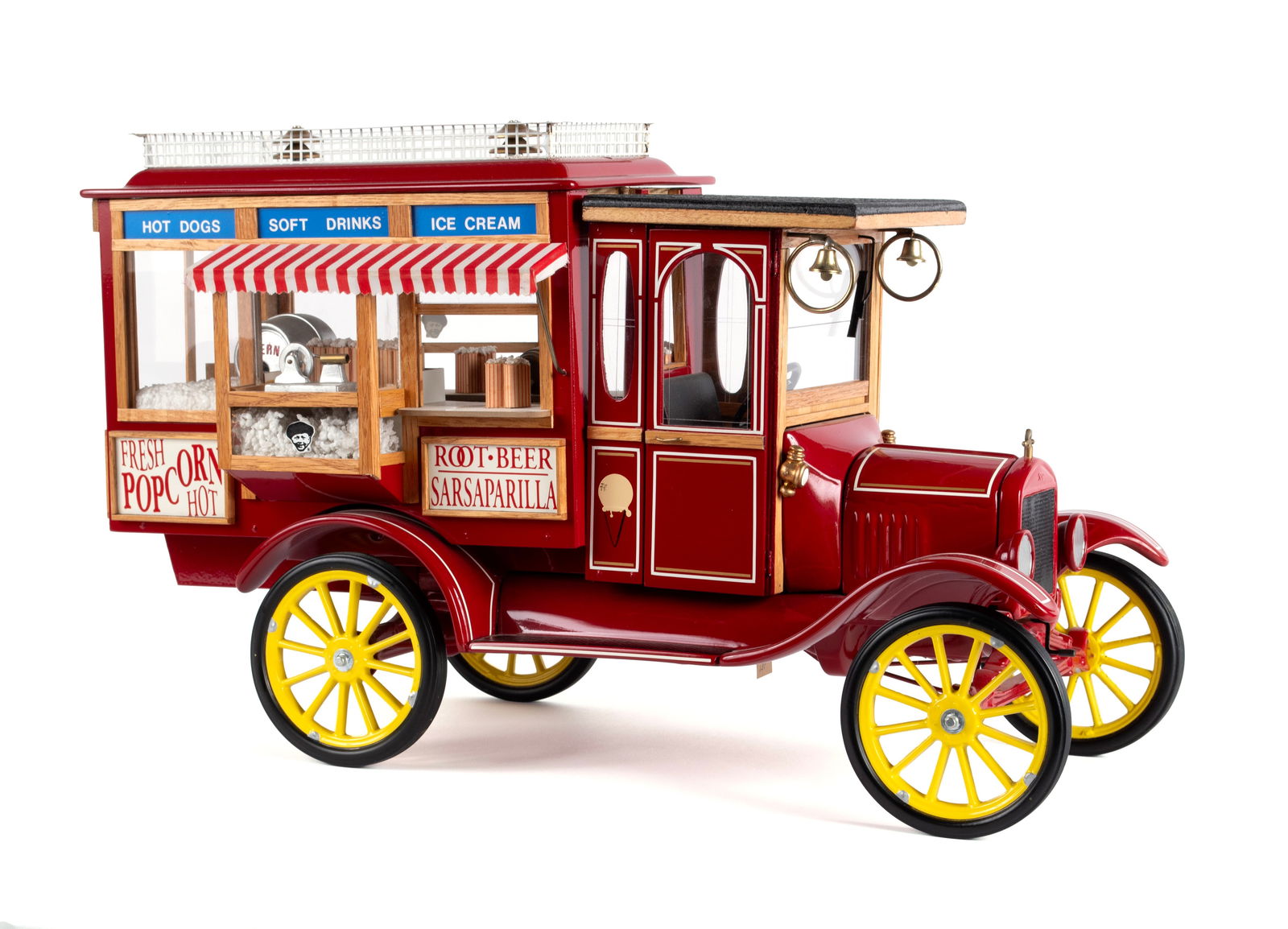 CUSTOM  KING K  FORD MODEL 'T' PRESSED STEEL POPCORN TRUCK (1 of 12)