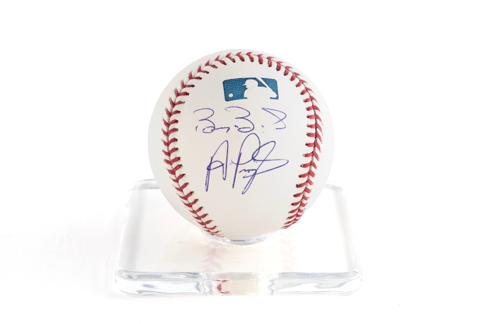 ALBERT PUJOLS-BARRY BONDS AUTOGRAPHED BASEBALL (1 of 8)