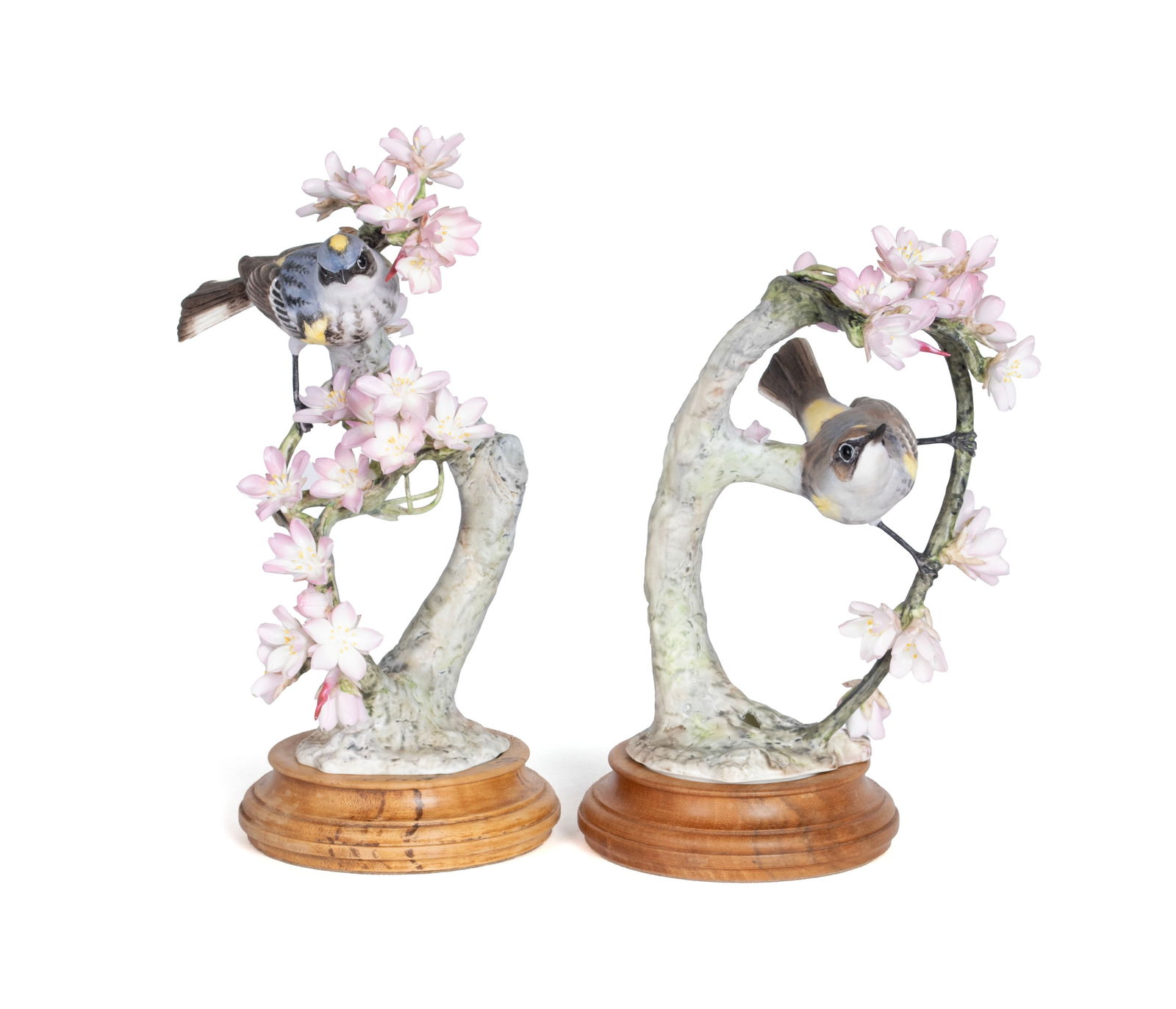PAIR OF DOROTHY DOUGHTY MYRTLE WARBLER PORCELAIN FIGURES (1 of 10)