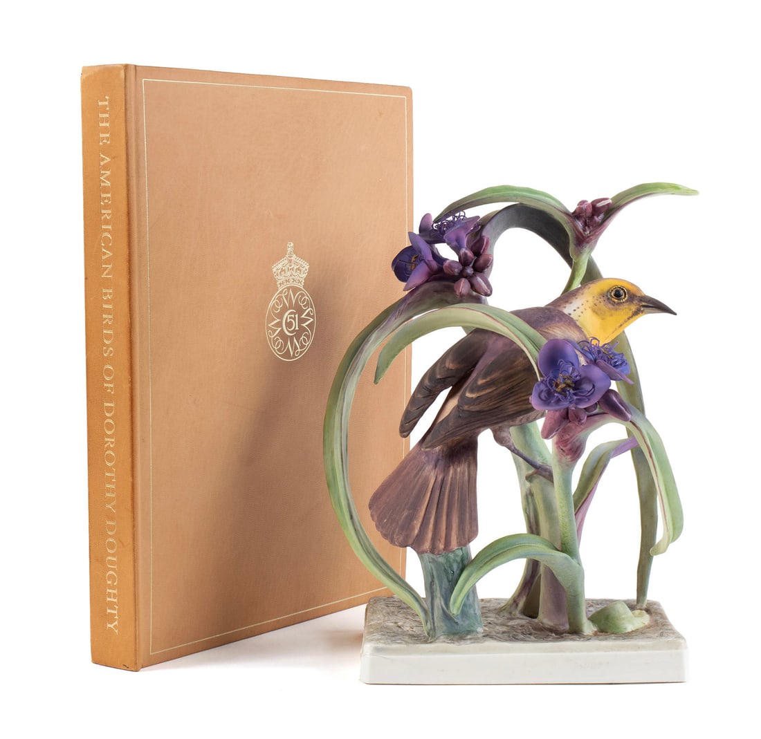 DOROTHY DOUGHTY YELLOW HEADED BLACKBIRD PORCELAIN FIGURE (1 of 20)