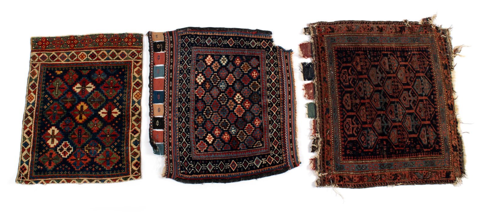 THREE PERSIAN BAG FACES (1 of 7)