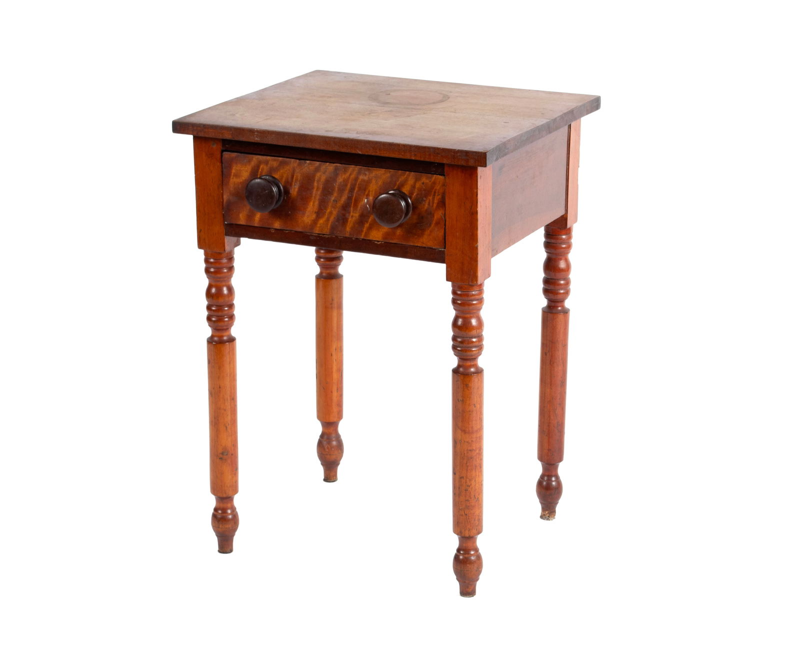 LATE FEDERAL ONE DRAWER WORK STAND (1 of 8)