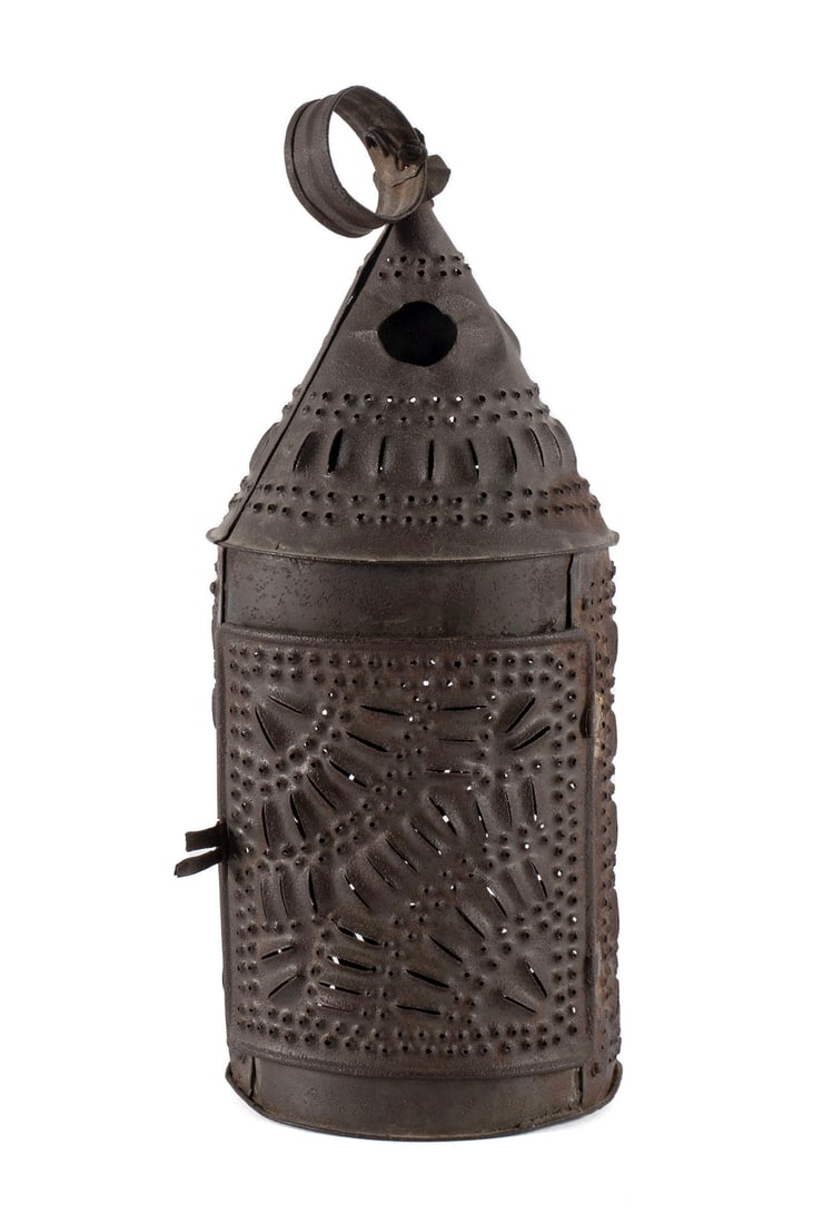 PUNCHED TIN LANTERN (1 of 8)