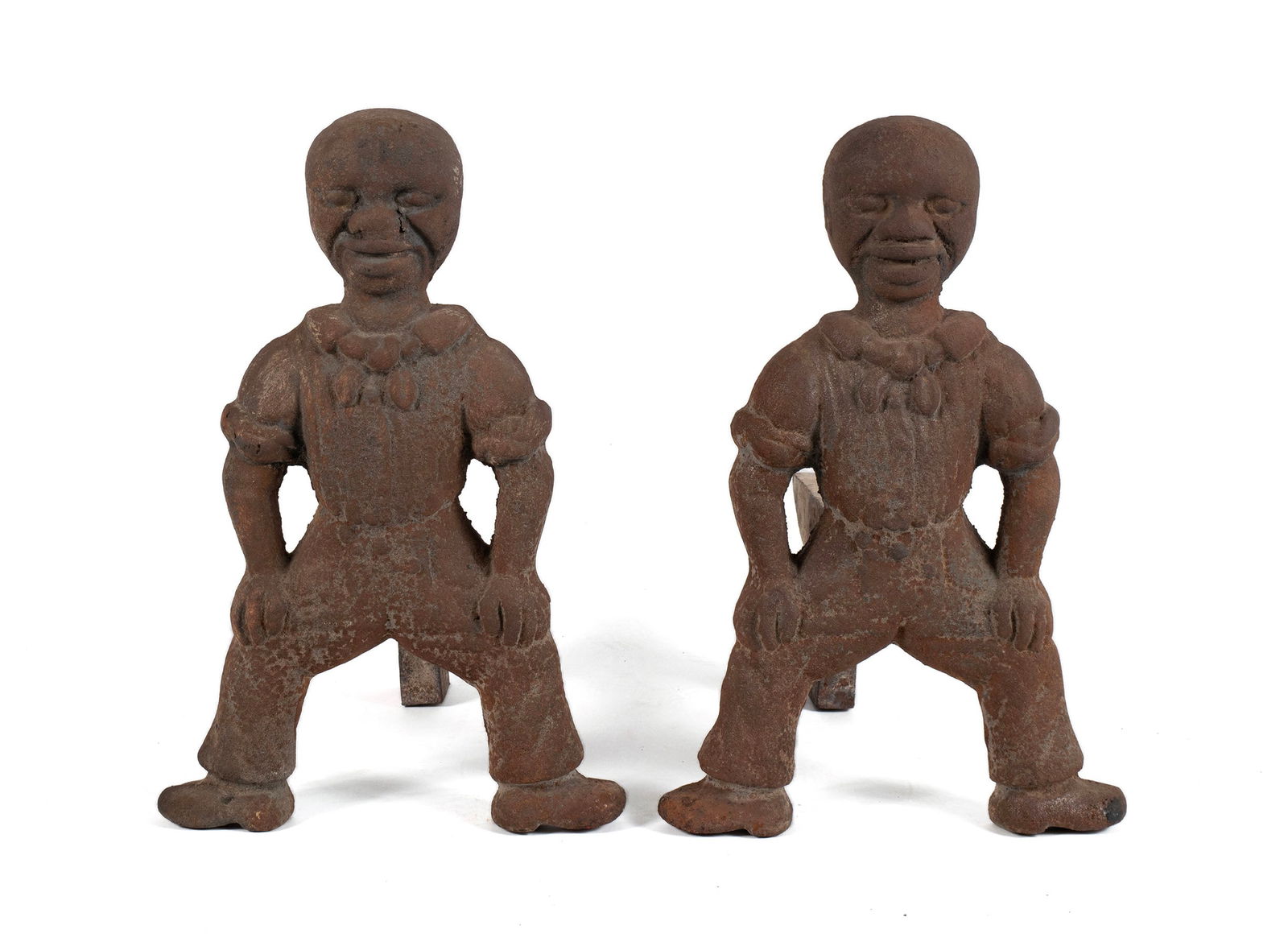 19TH C. BLACK AMERICANA ANDIRONS (1 of 6)