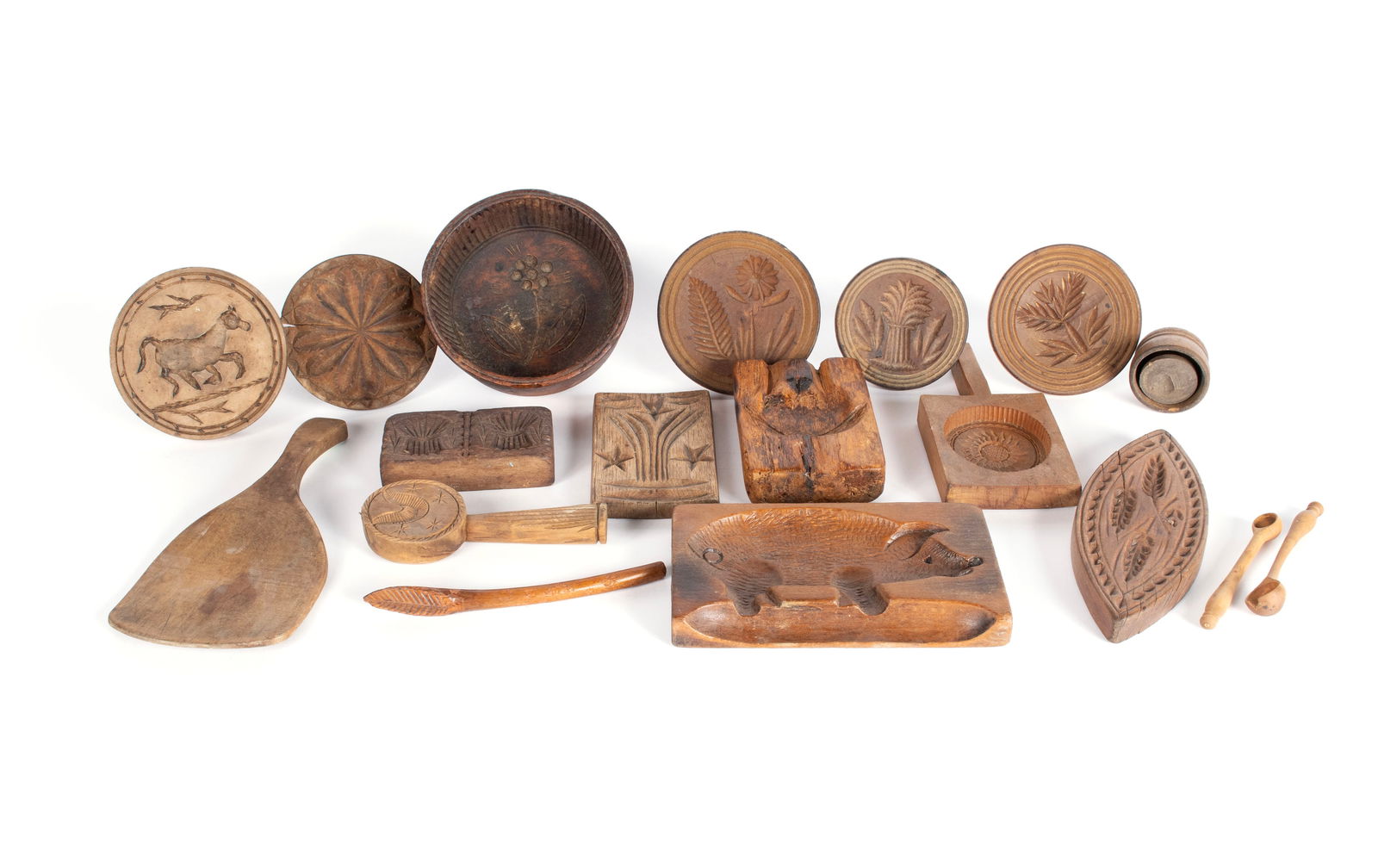 COLLECTION OF BUTTER PRESSES (1 of 8)