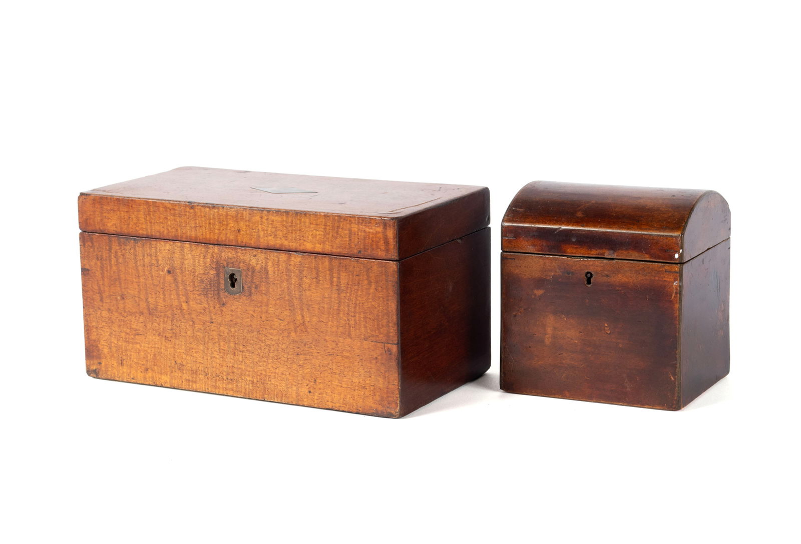 TWO TEA CADDIES (1 of 13)