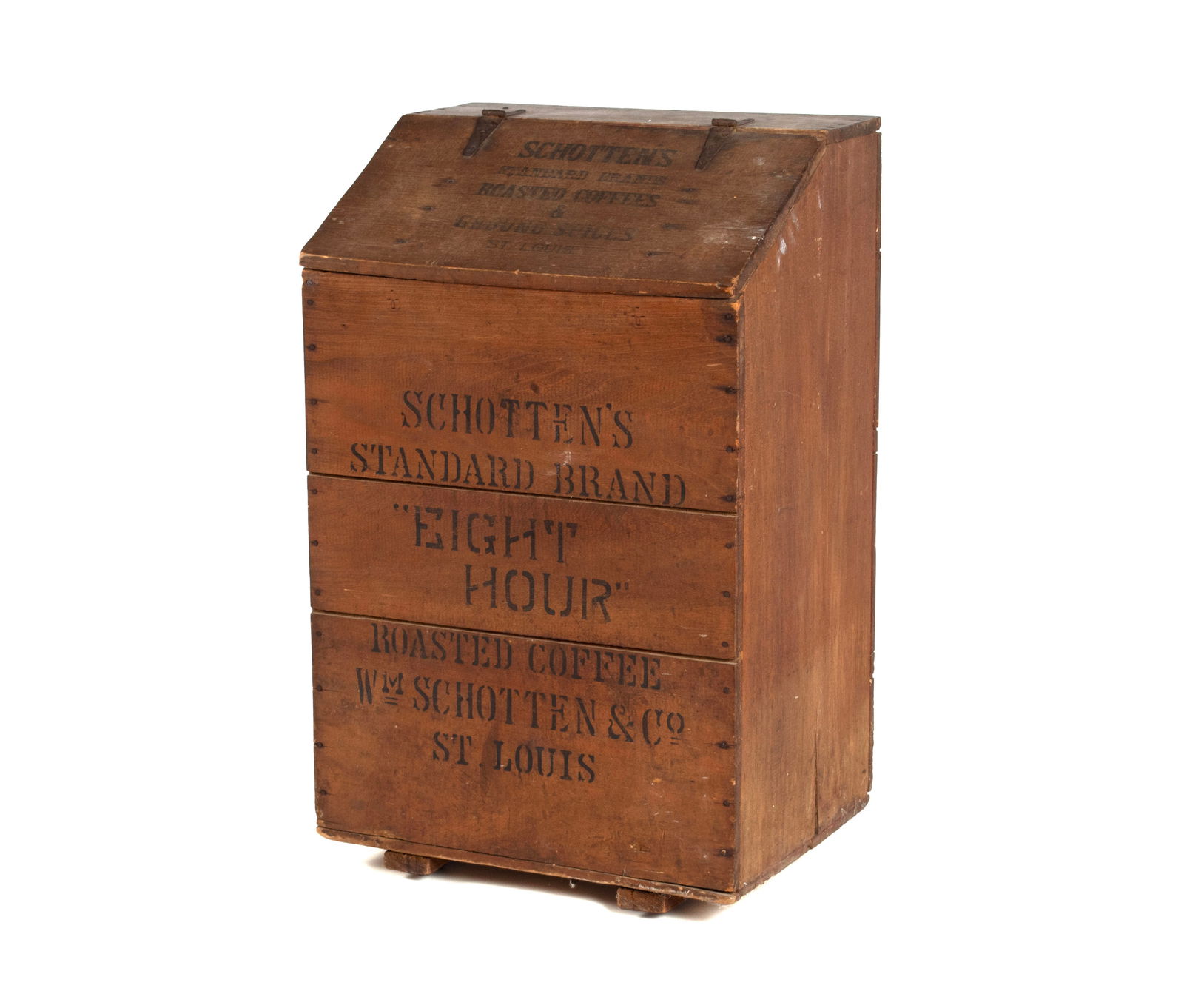 WM SCHOTTEN & CO, ST. LOUIS  STORE MODEL COFFEE ADVERTISING BIN (1 of 13)