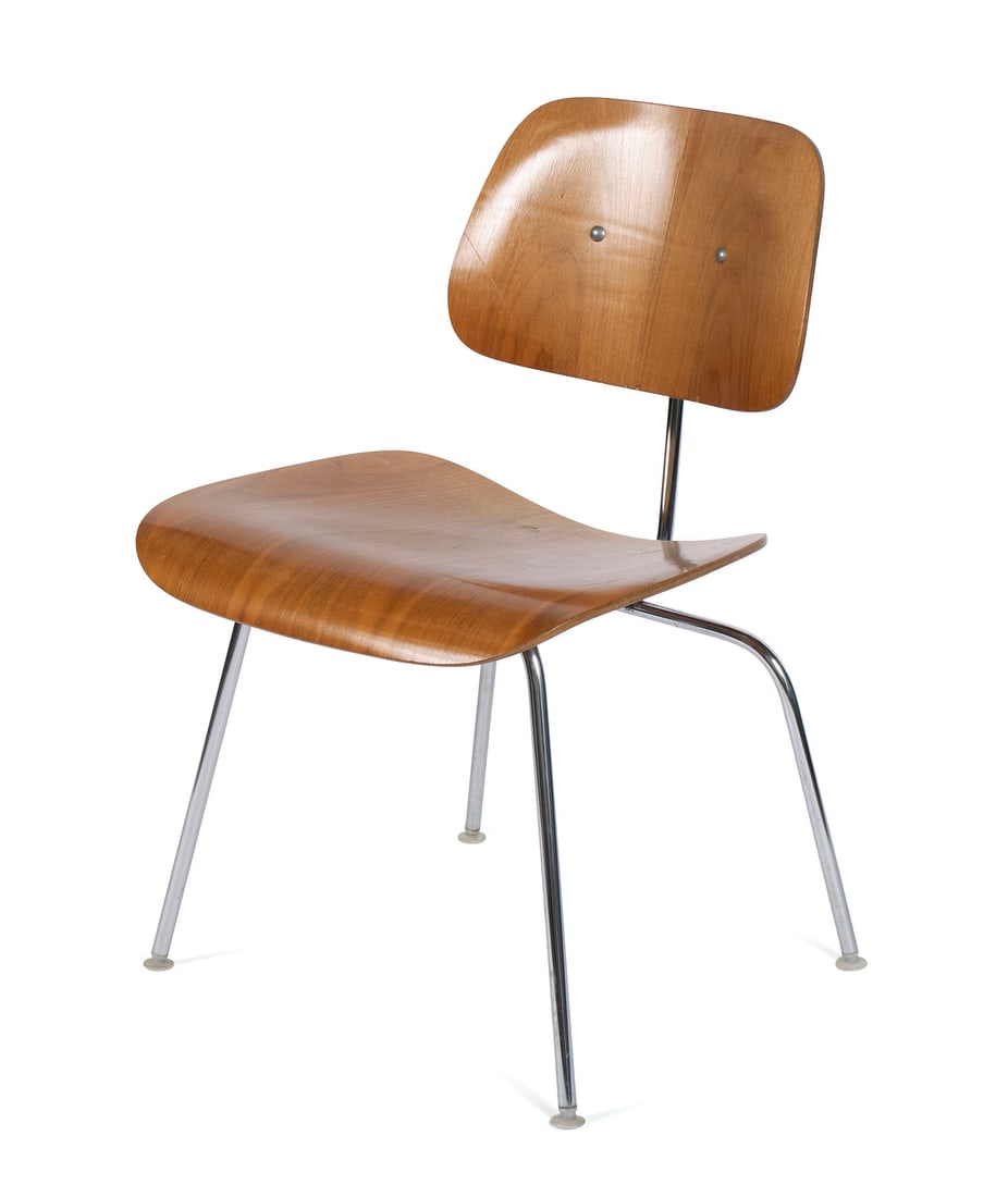 CHARLES AND RAY EAMES FOR HERMAN MILLER 'DCM' DINING CHAIR (1 of 10)