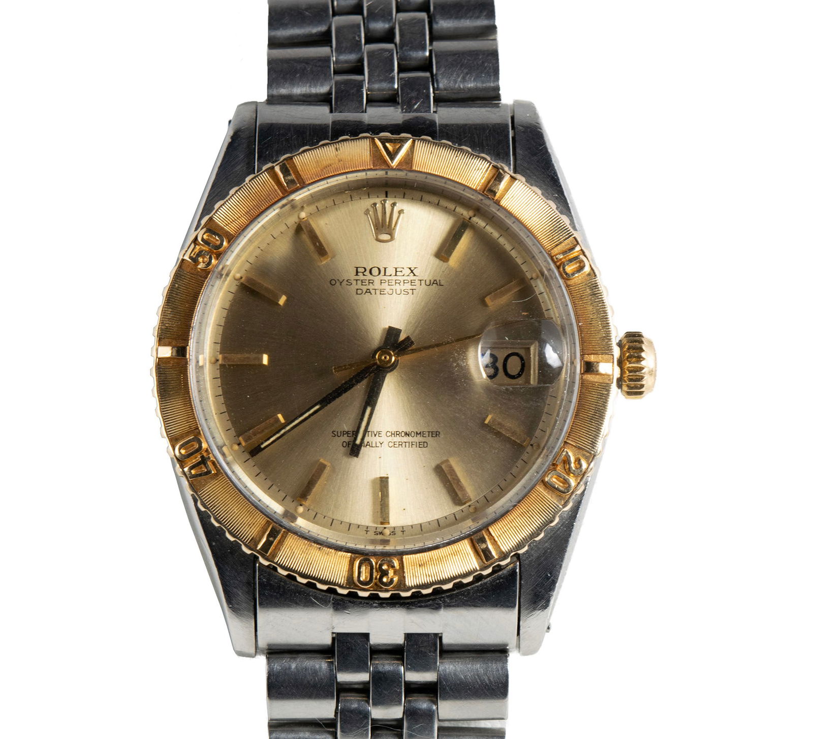 ROLEX OYSTER TURN-O-GRAPH 1625 WRISTWATCH (1 of 10)