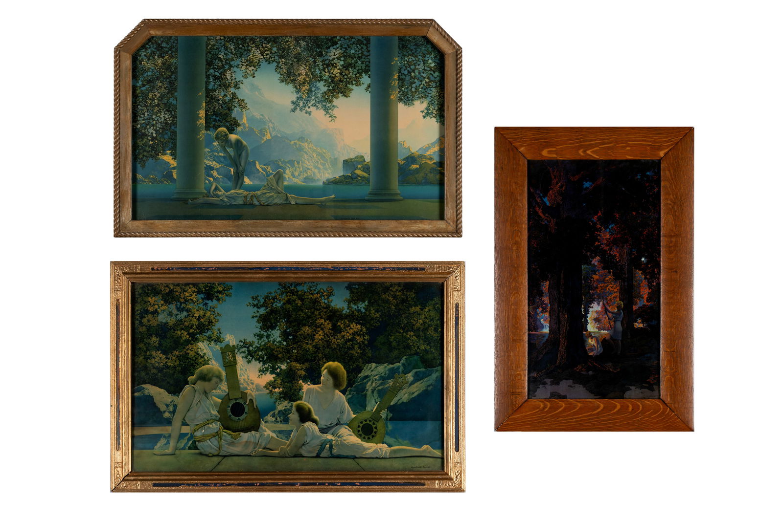 THREE PRINTS BY MAXFIELD PARRISH (1 of 15)