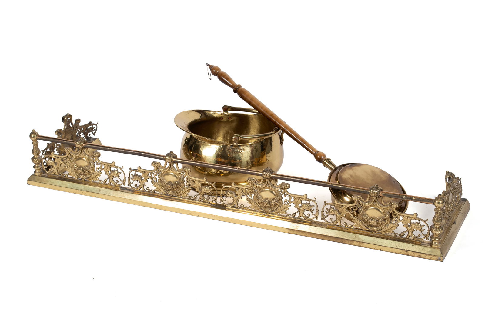 THREE FIREPLACE ACCOUTREMENTS (1 of 7)