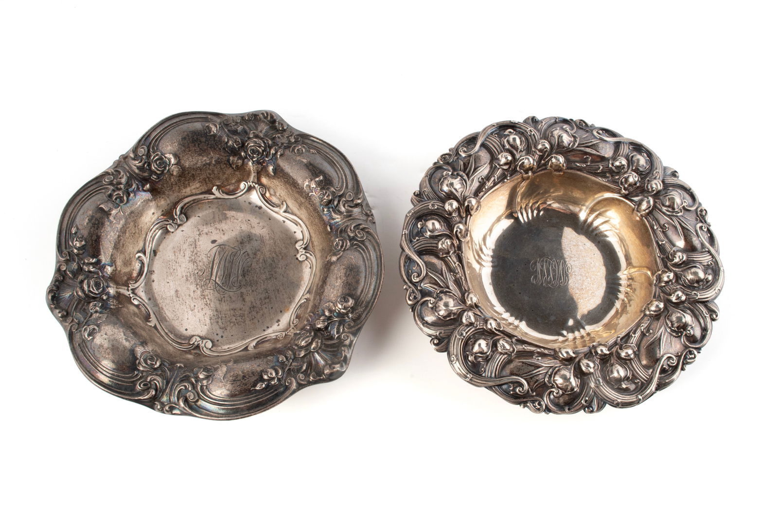 TWO STERLING BOWLS BY WHITING AND GORHAM (1 of 12)